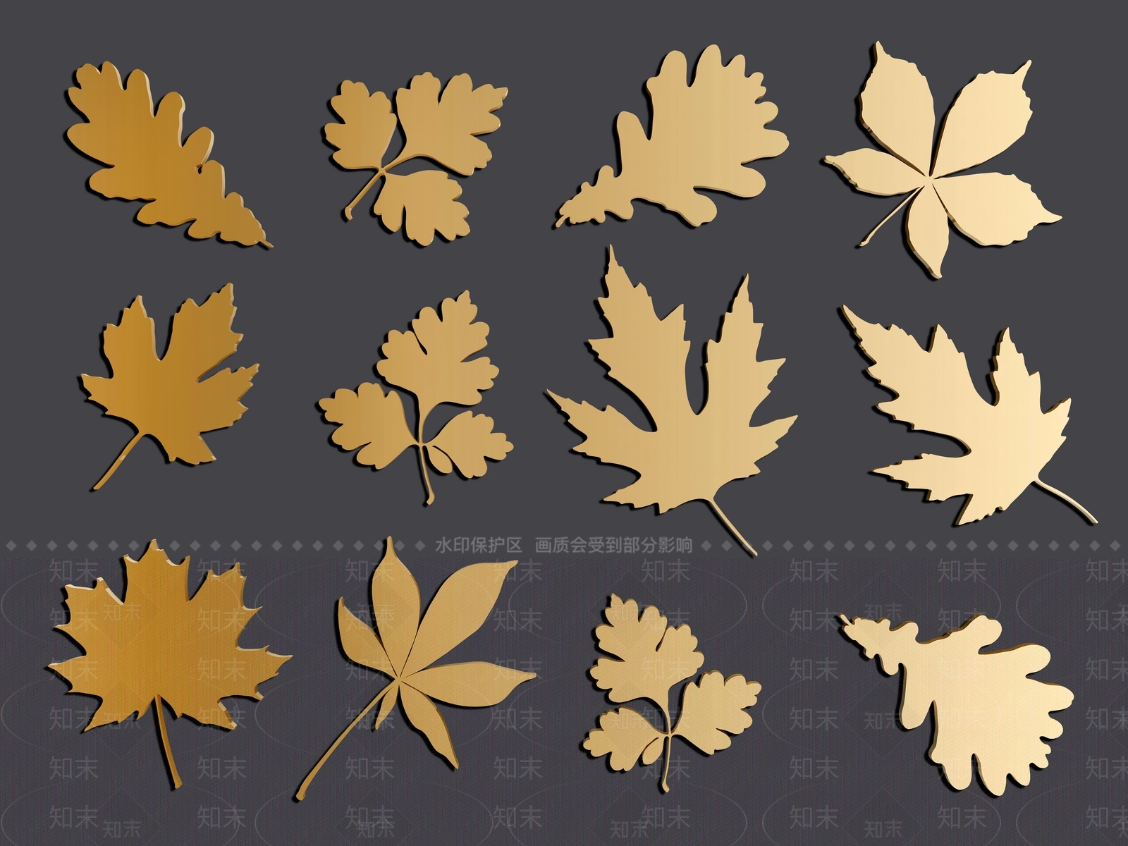 现代枫叶3D模型下载【ID:1120270579】