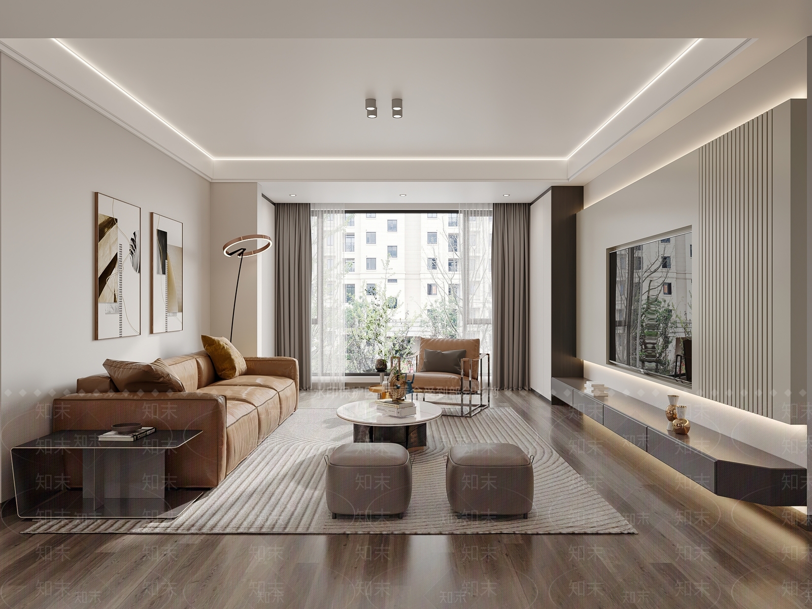 现代玄关3D模型下载【ID:1221431317】