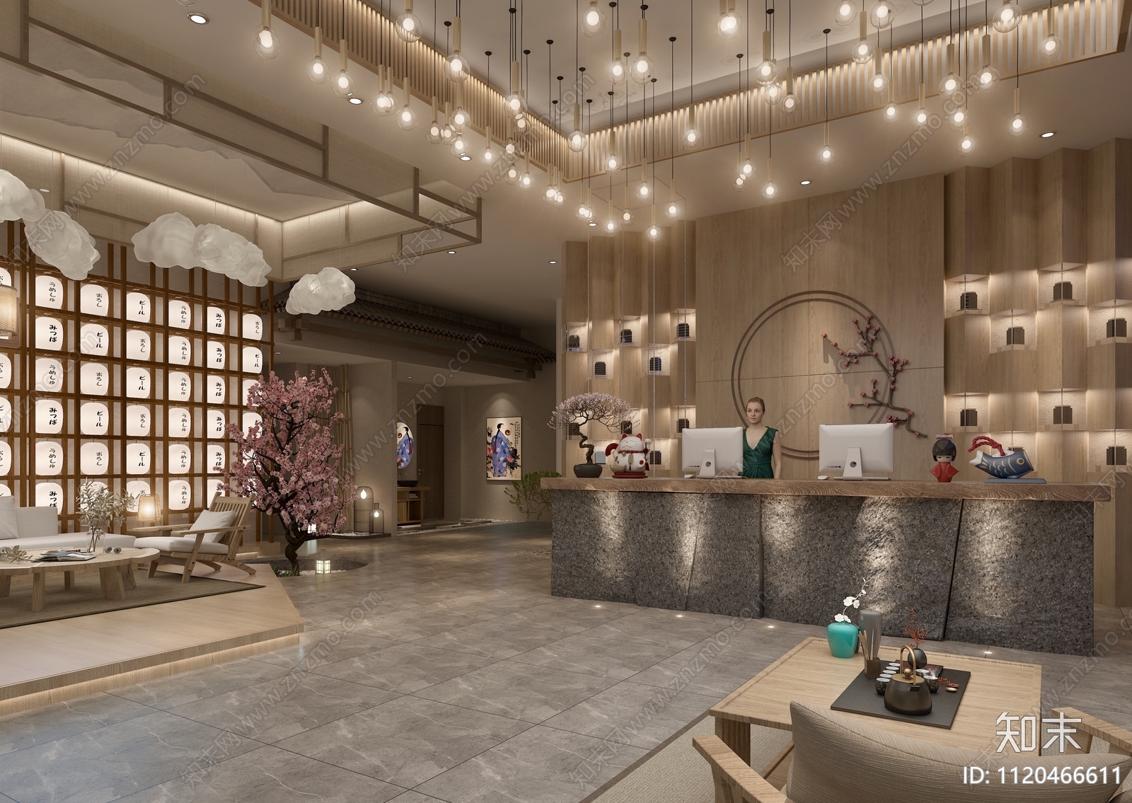 全套轻奢中式足浴会所CAD施工图cad施工图下载【ID:1120466611】