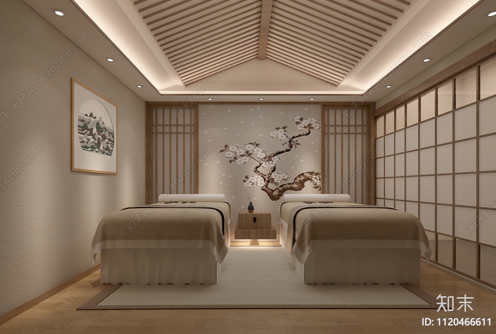 全套轻奢中式足浴会所CAD施工图cad施工图下载【ID:1120466611】