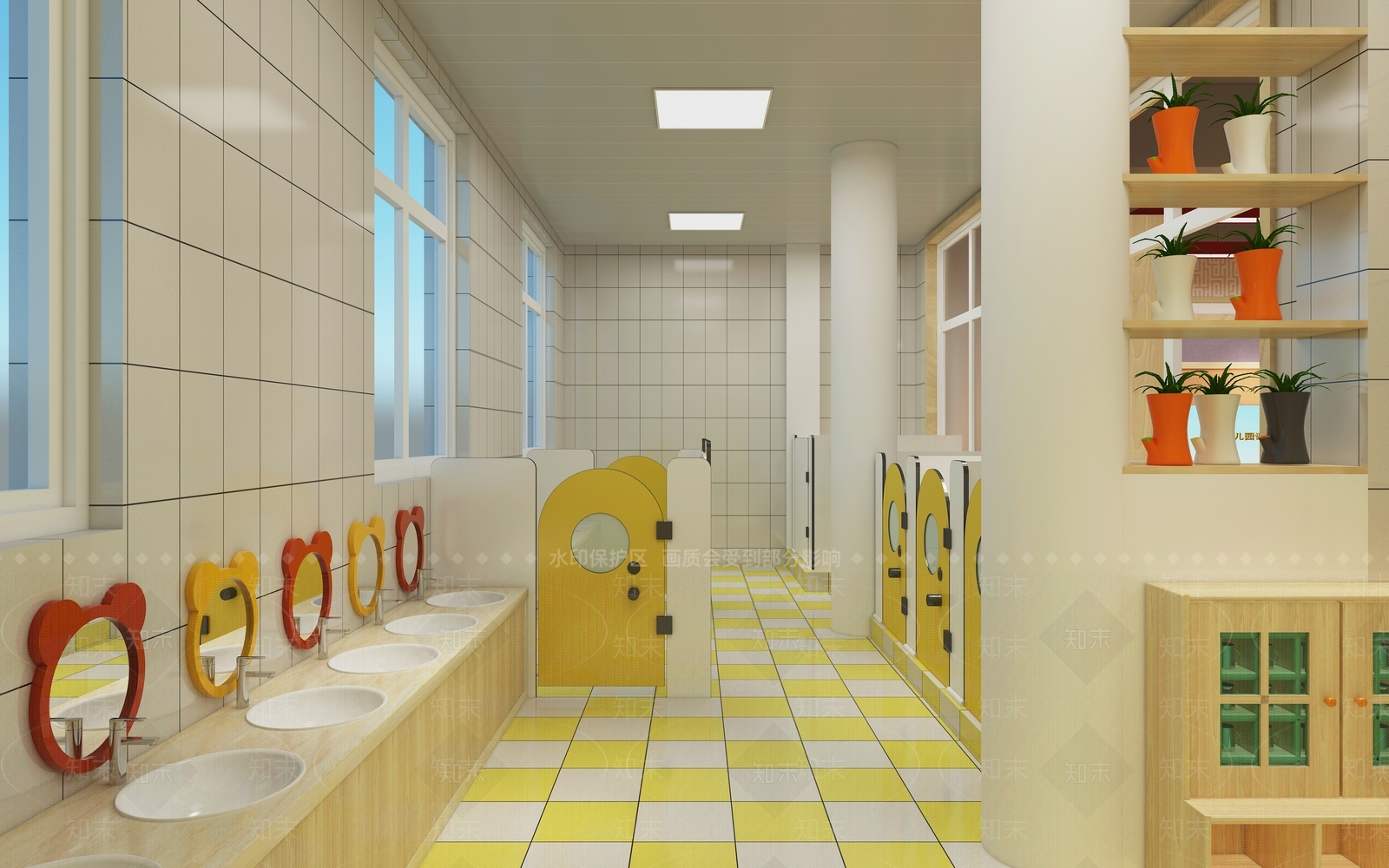 现代幼儿园3D模型精品下载_3dmax模型_知末网