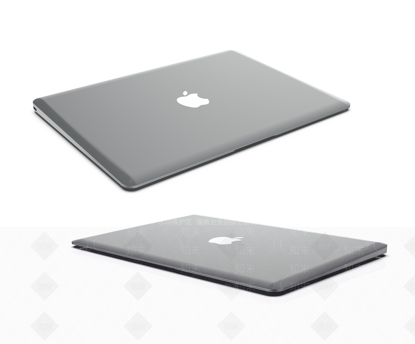 苹果笔记本电脑3D模型下载【ID:1120492885】