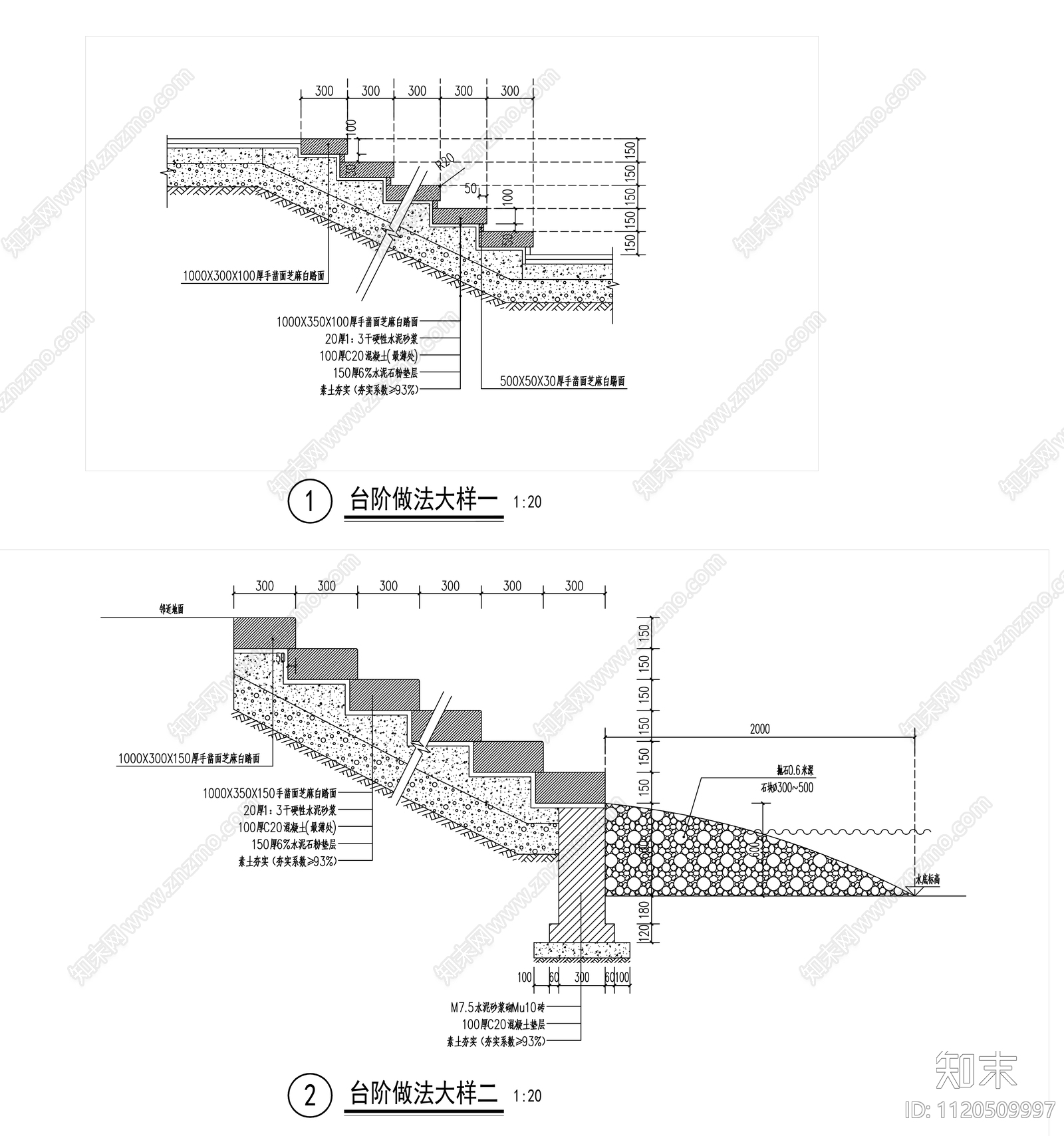 道路铺装大样详图施工图下载【ID:1120509997】