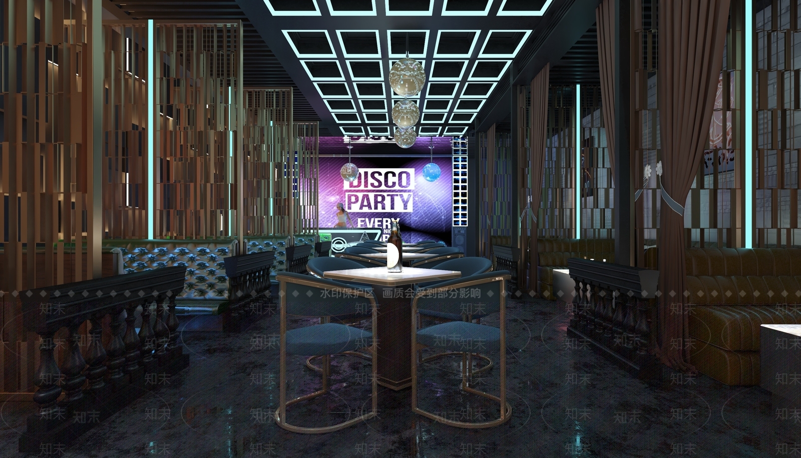 现代酒吧3D模型下载【ID:1120567589】