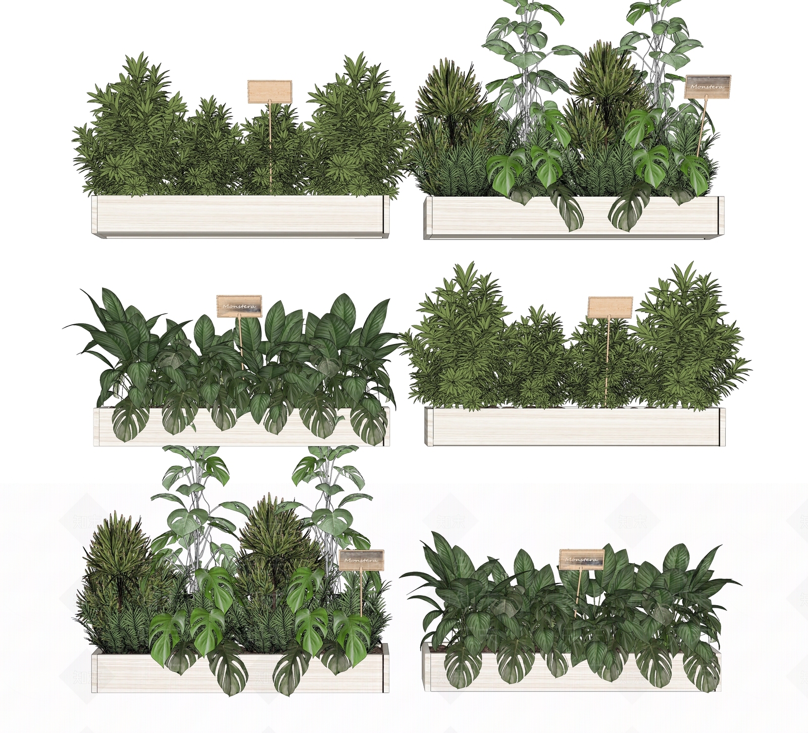 植物花箱SU模型下载【ID:1120571038】