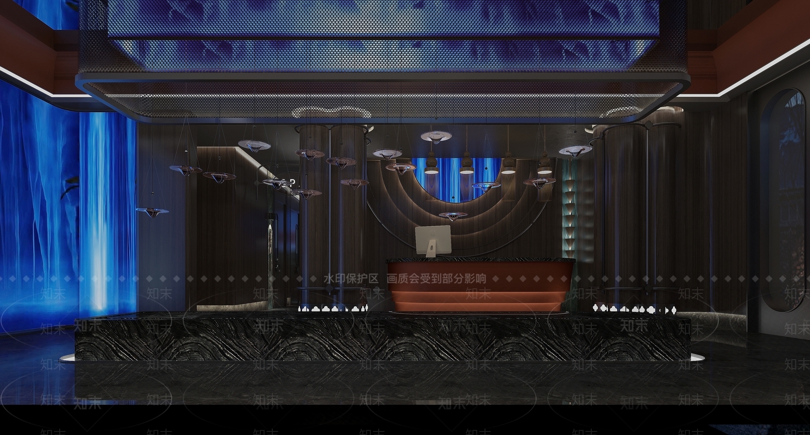 现代足浴SPA会所3D模型下载【ID:1120599868】