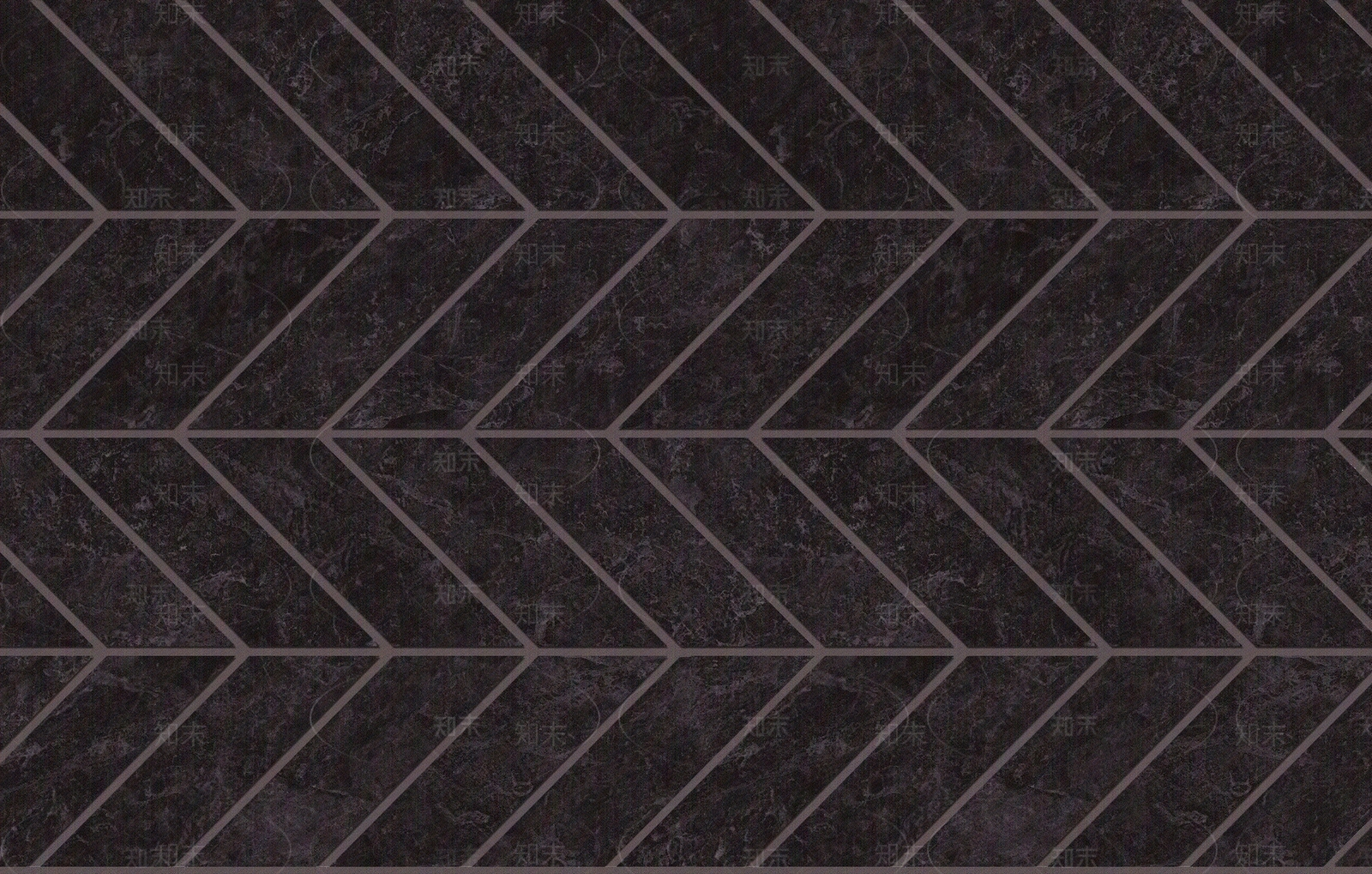 黑色纹理鱼骨拼花大理石瓷砖贴图下载【ID:1120612355】