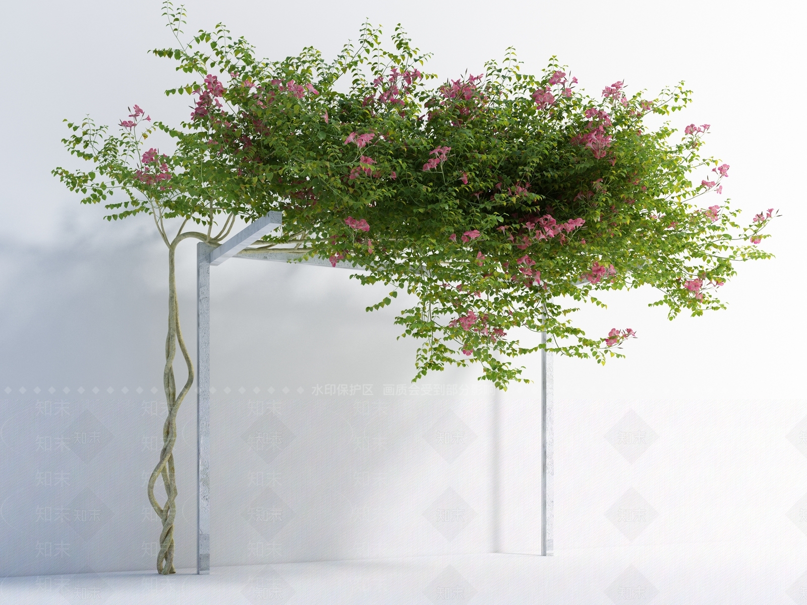 现代藤蔓3D模型下载【ID:1120653935】