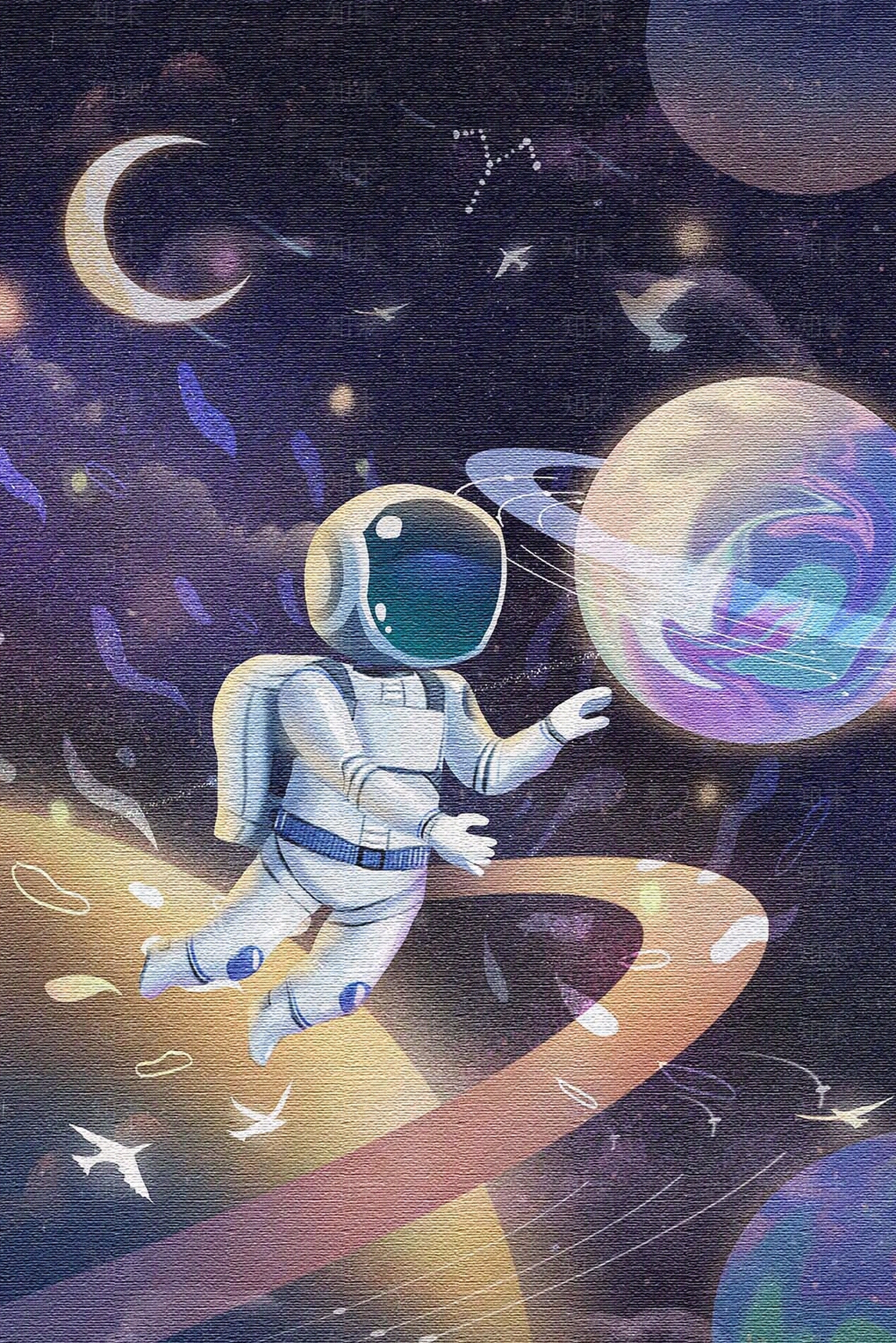 星空儿童装饰画贴图下载【ID:1120801746】