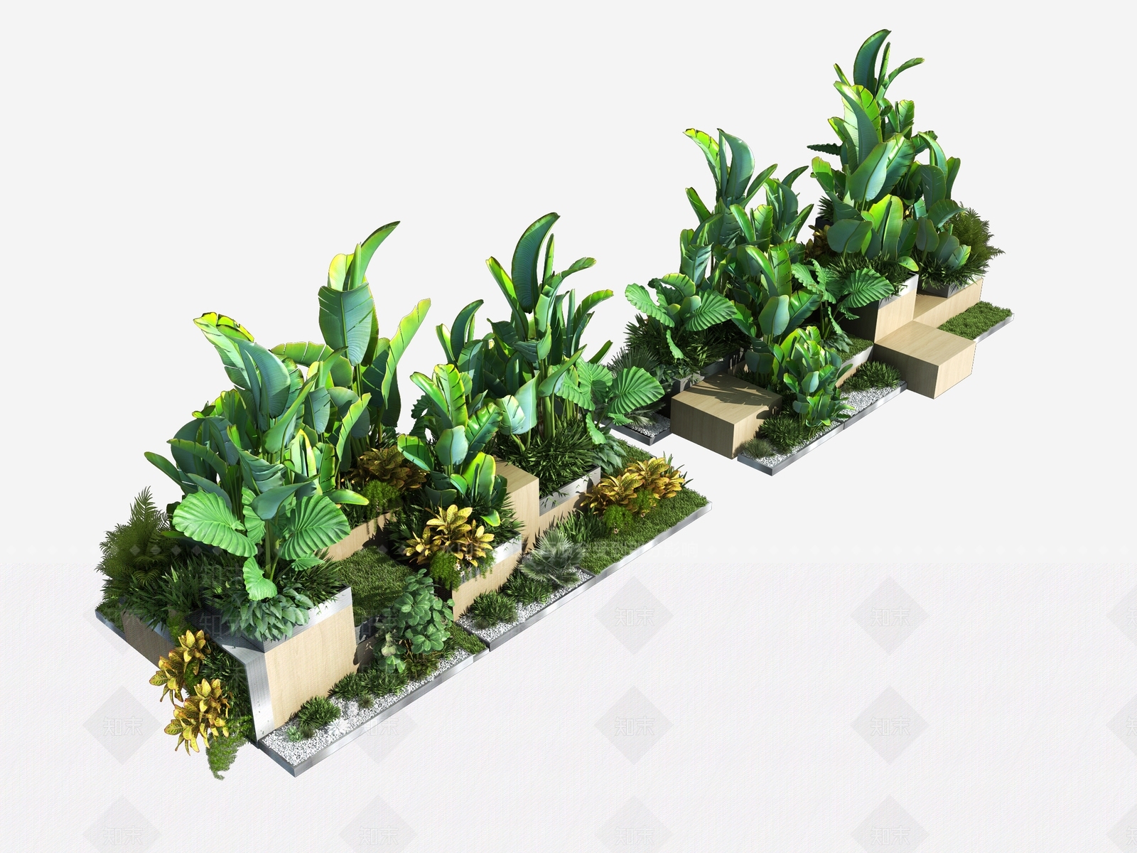 花坛3D模型下载【ID:1120704381】