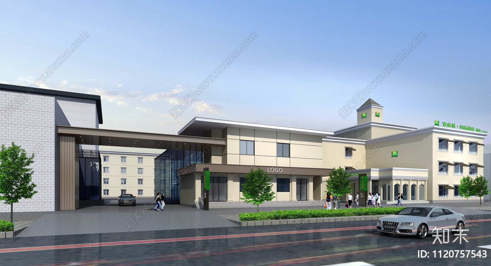 北京IBIS宜必思尚品酒店设计施工图CAD施工图下载【ID:1120757543】