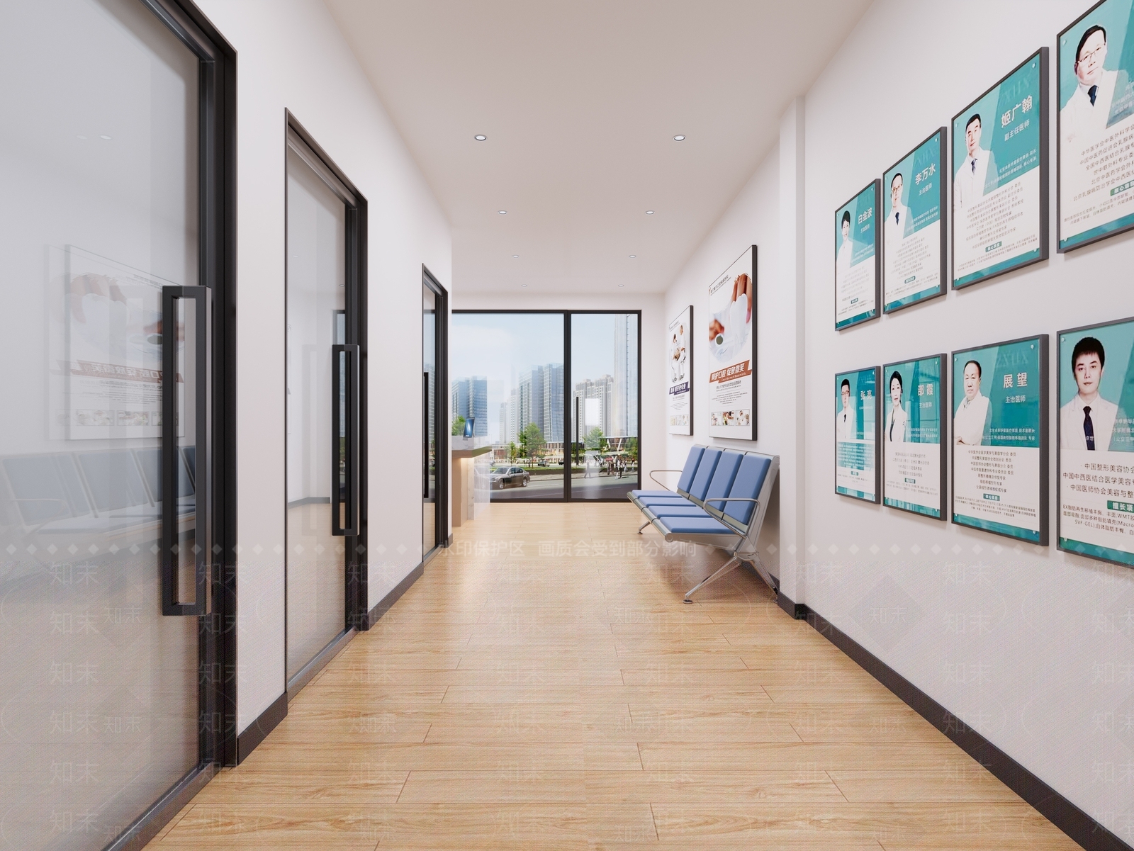 现代医院3D模型下载【ID:1120724820】