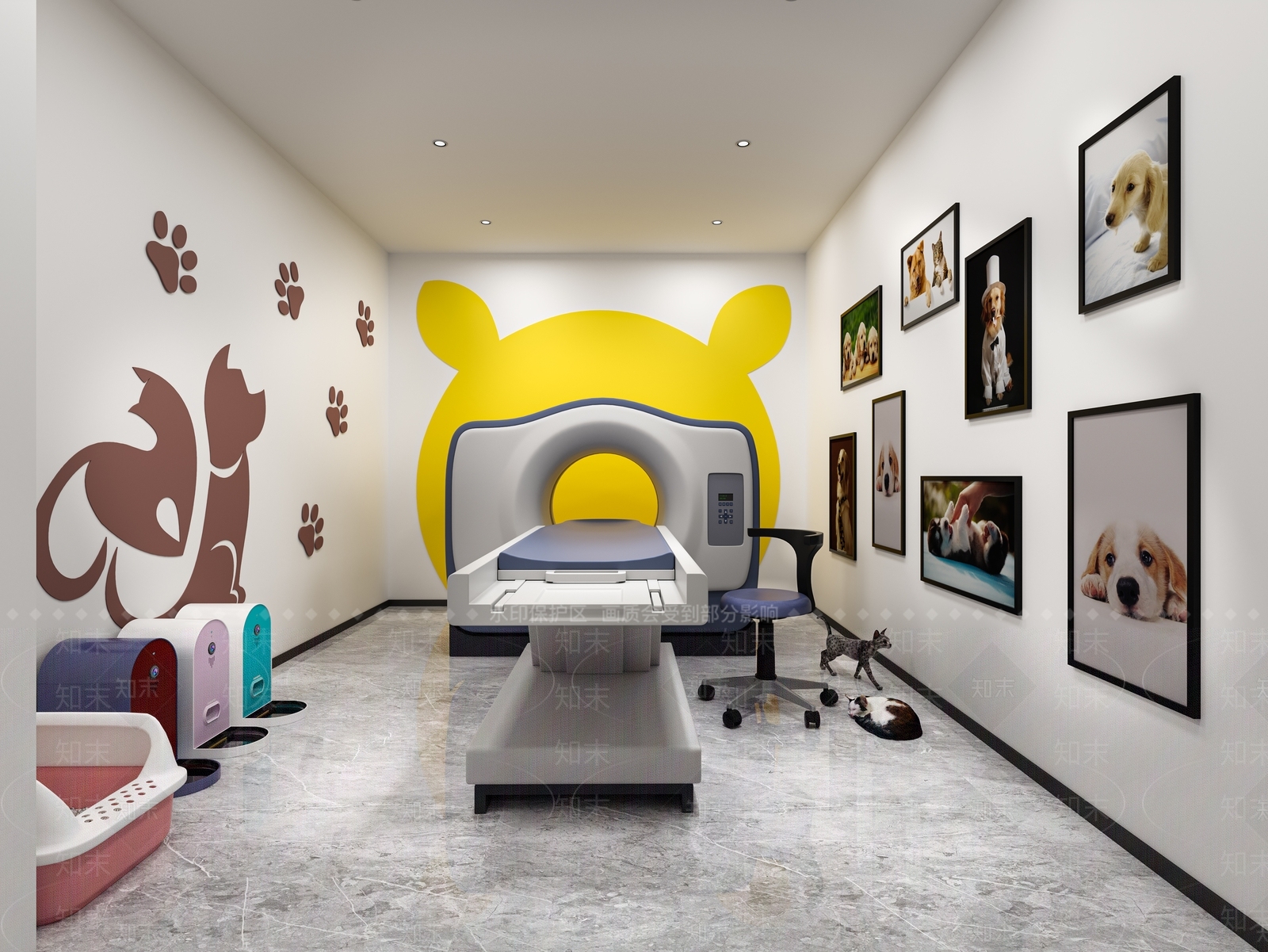 现代宠物医院3D模型下载【ID:1120727719】