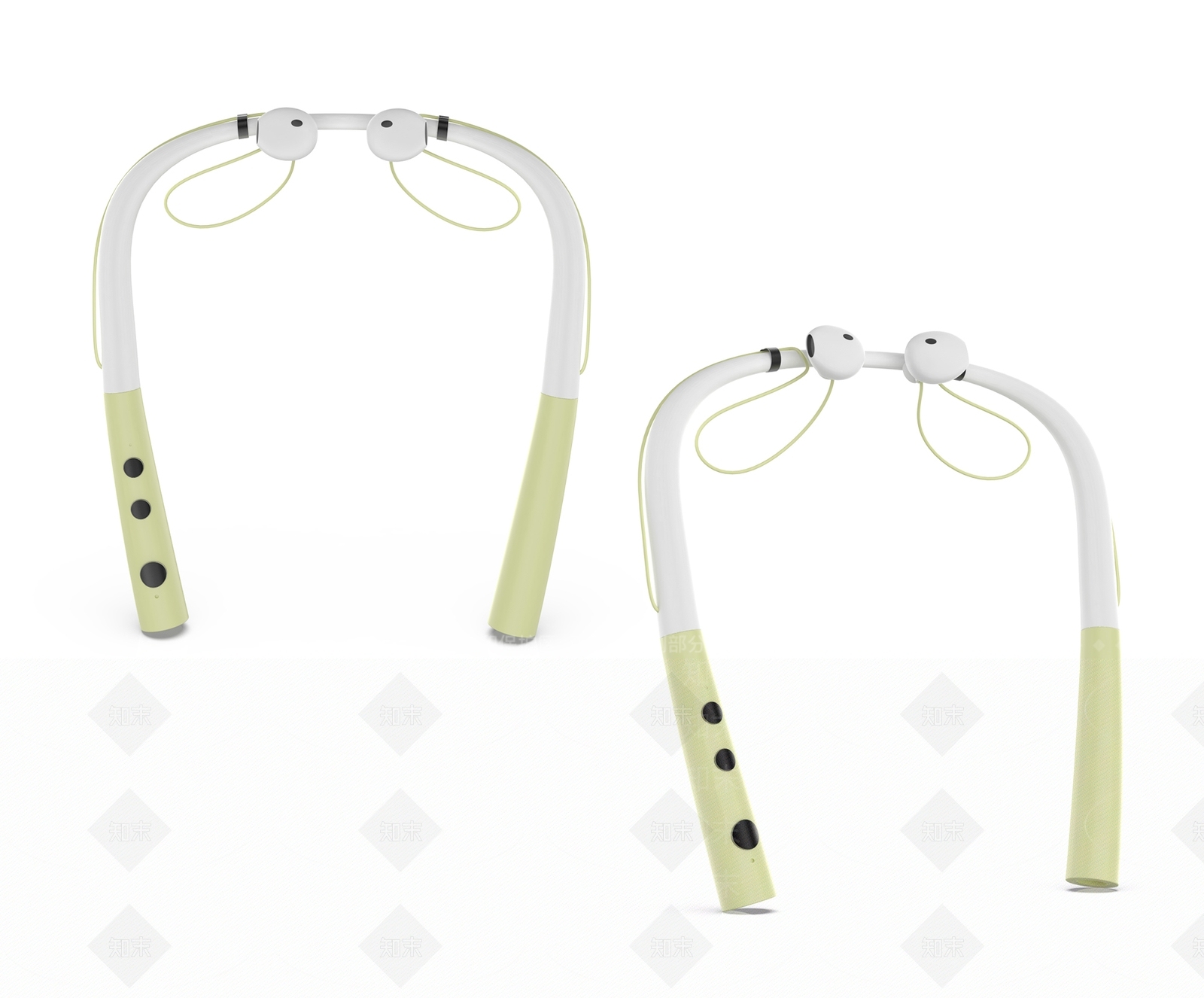 挂脖式蓝牙耳机3D模型下载【ID:1120748452】