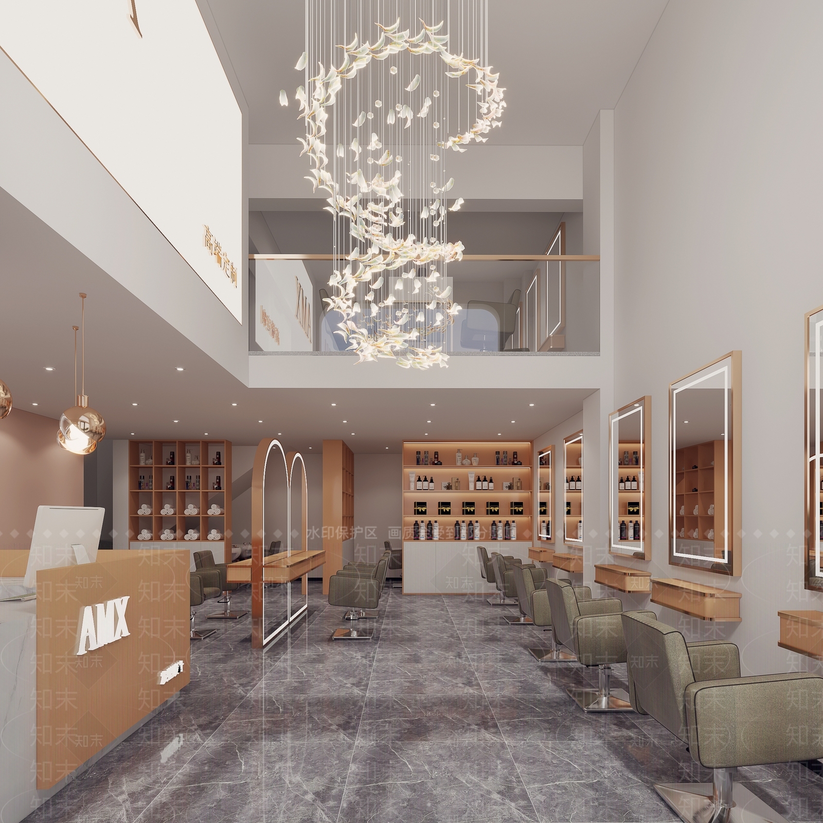 现代理发店3D模型下载【ID:1120800607】