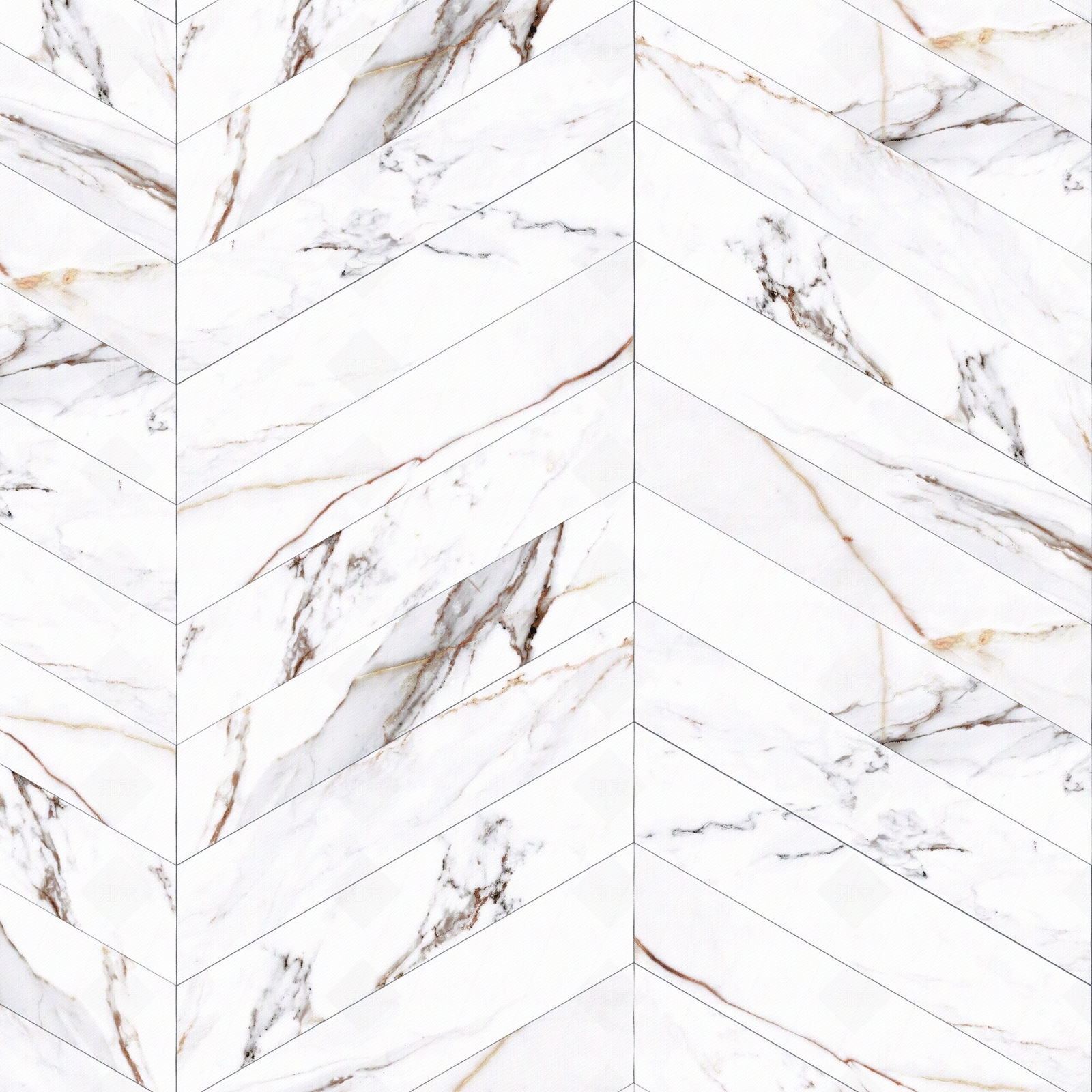 鱼骨铺白色大理石瓷砖贴图下载【ID:1120828606】
