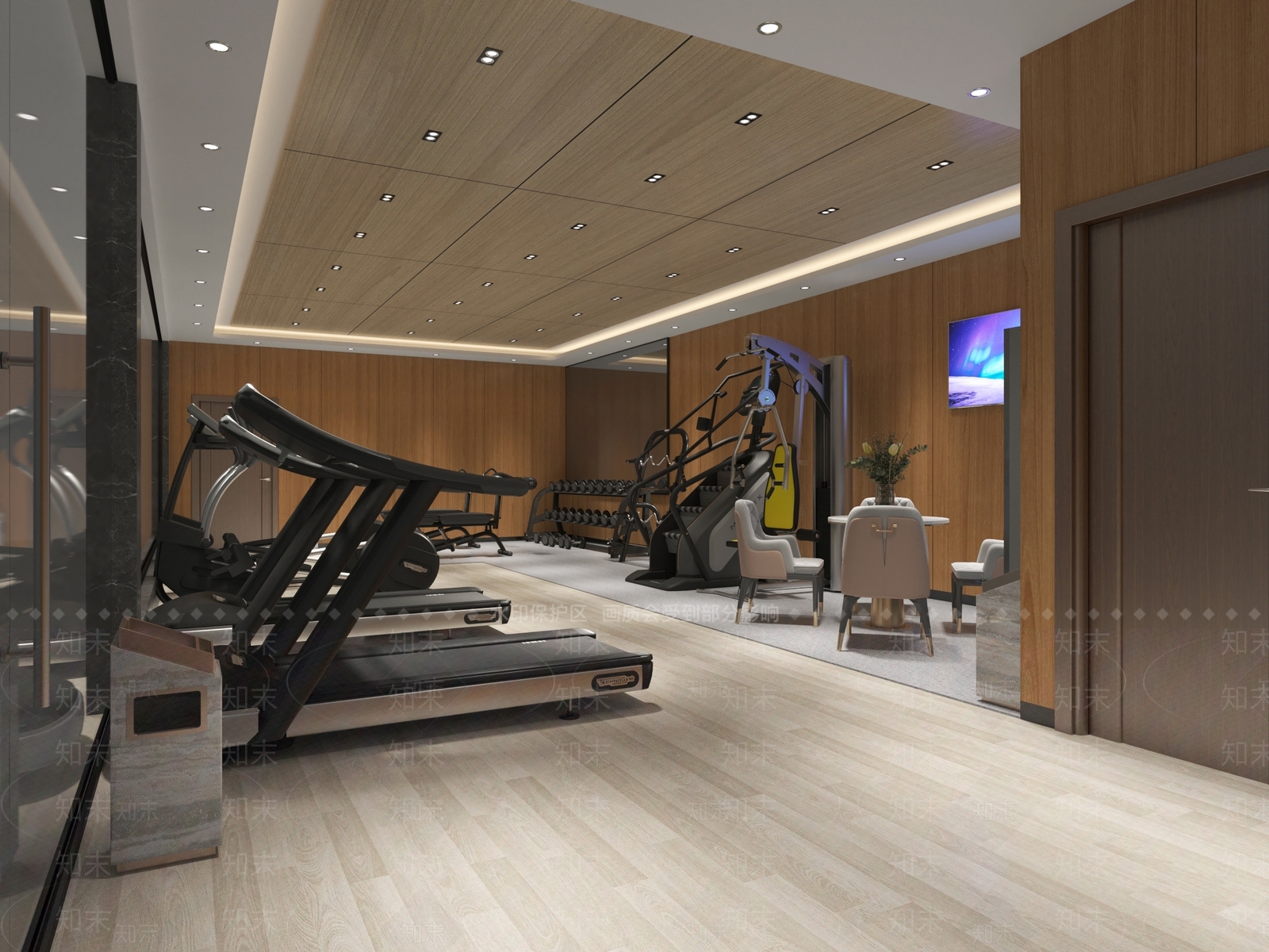 现代健身房3D模型下载【ID:1120831998】