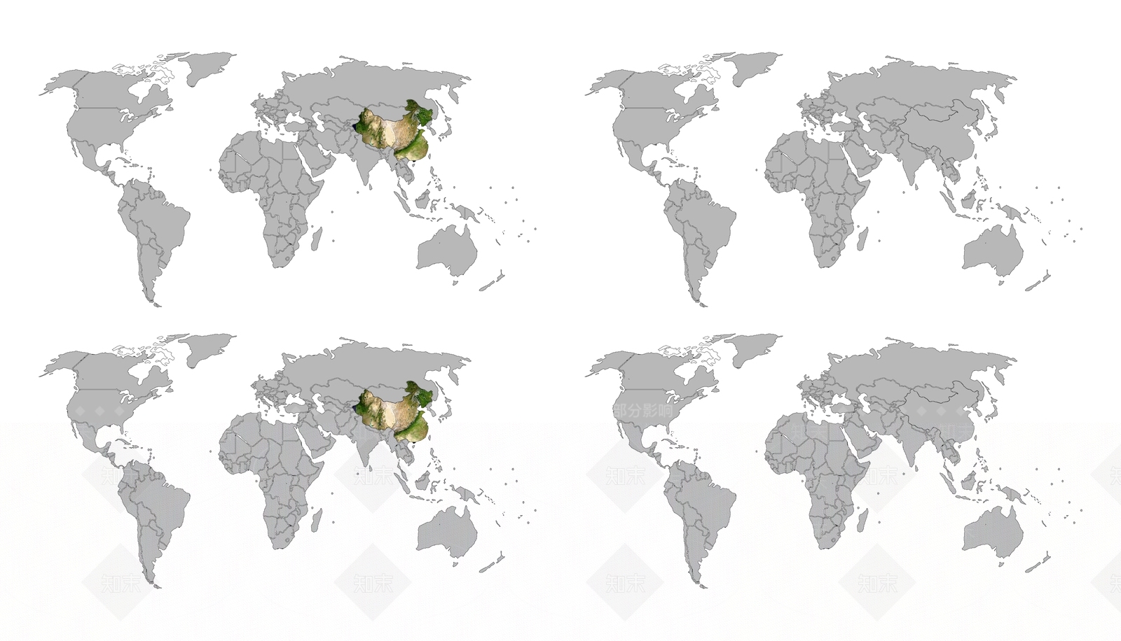 现代世界地图SU模型下载【ID:1120832074】
