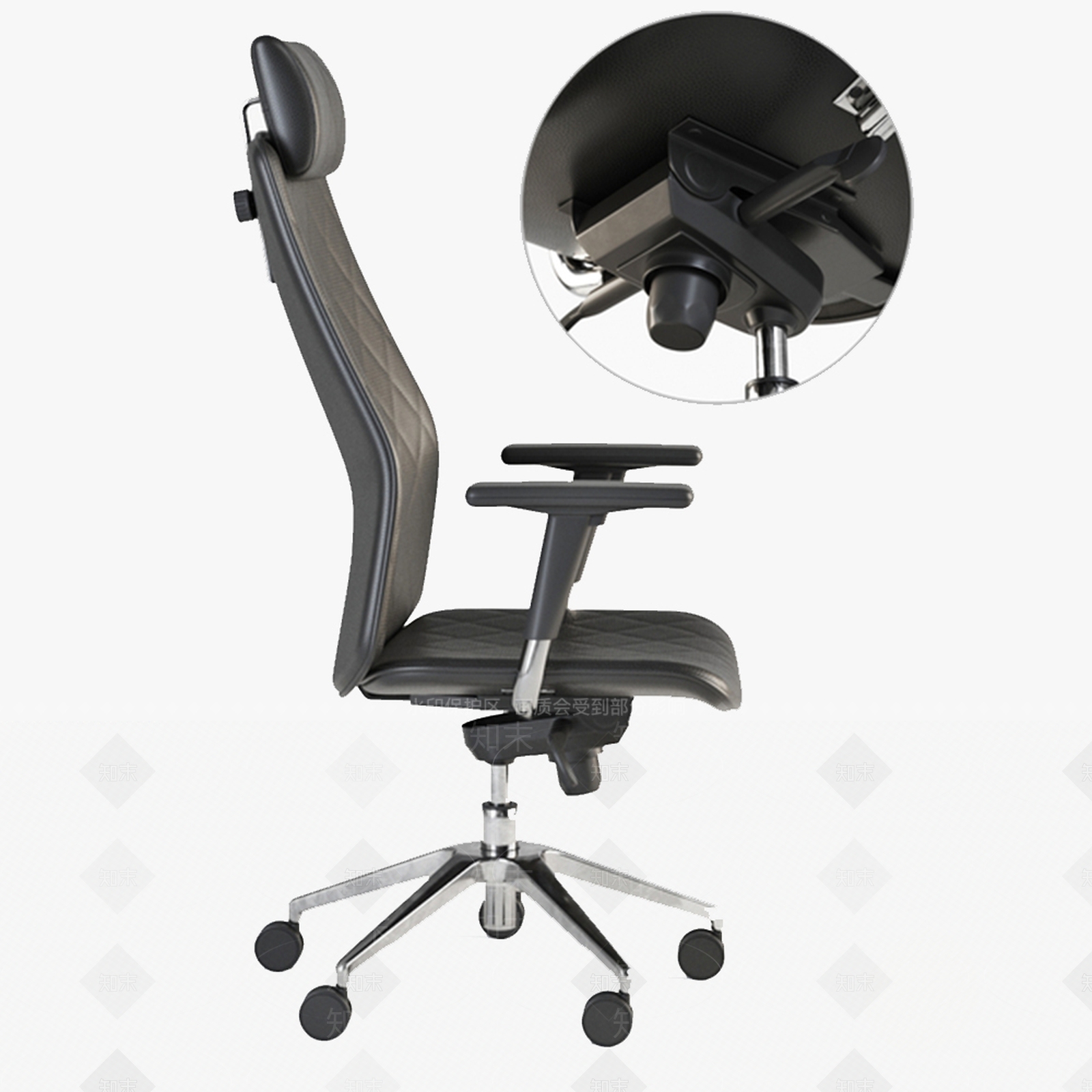 现代办公椅3D模型下载【ID:1120837904】