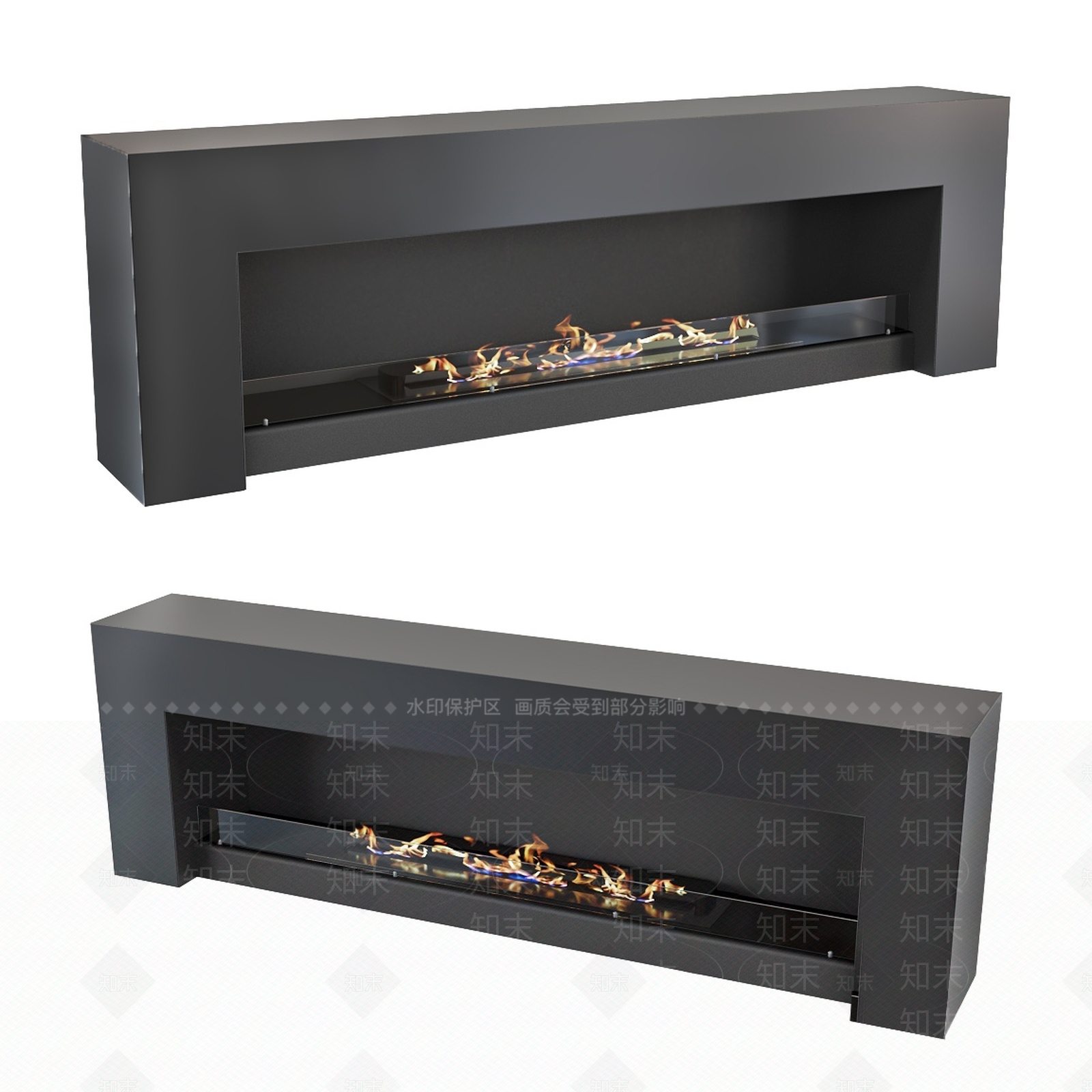 现代壁炉3D模型下载【ID:1120910060】