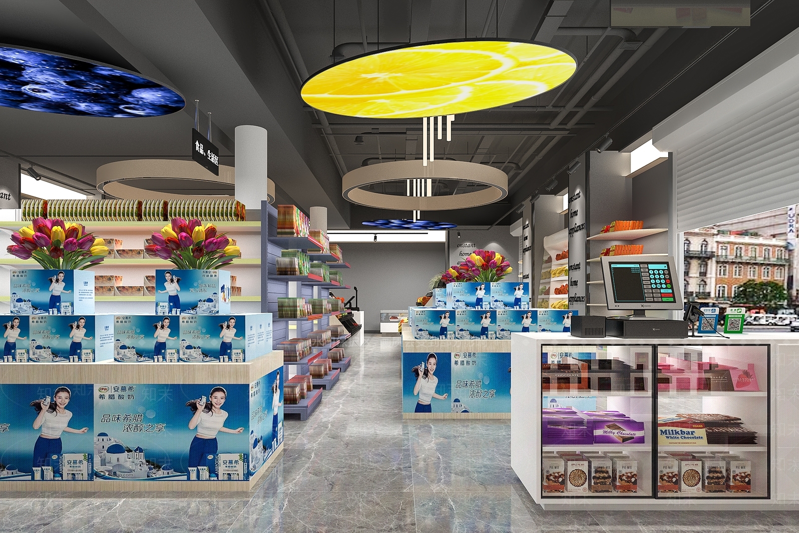 现代超市3D模型下载【ID:1120879607】