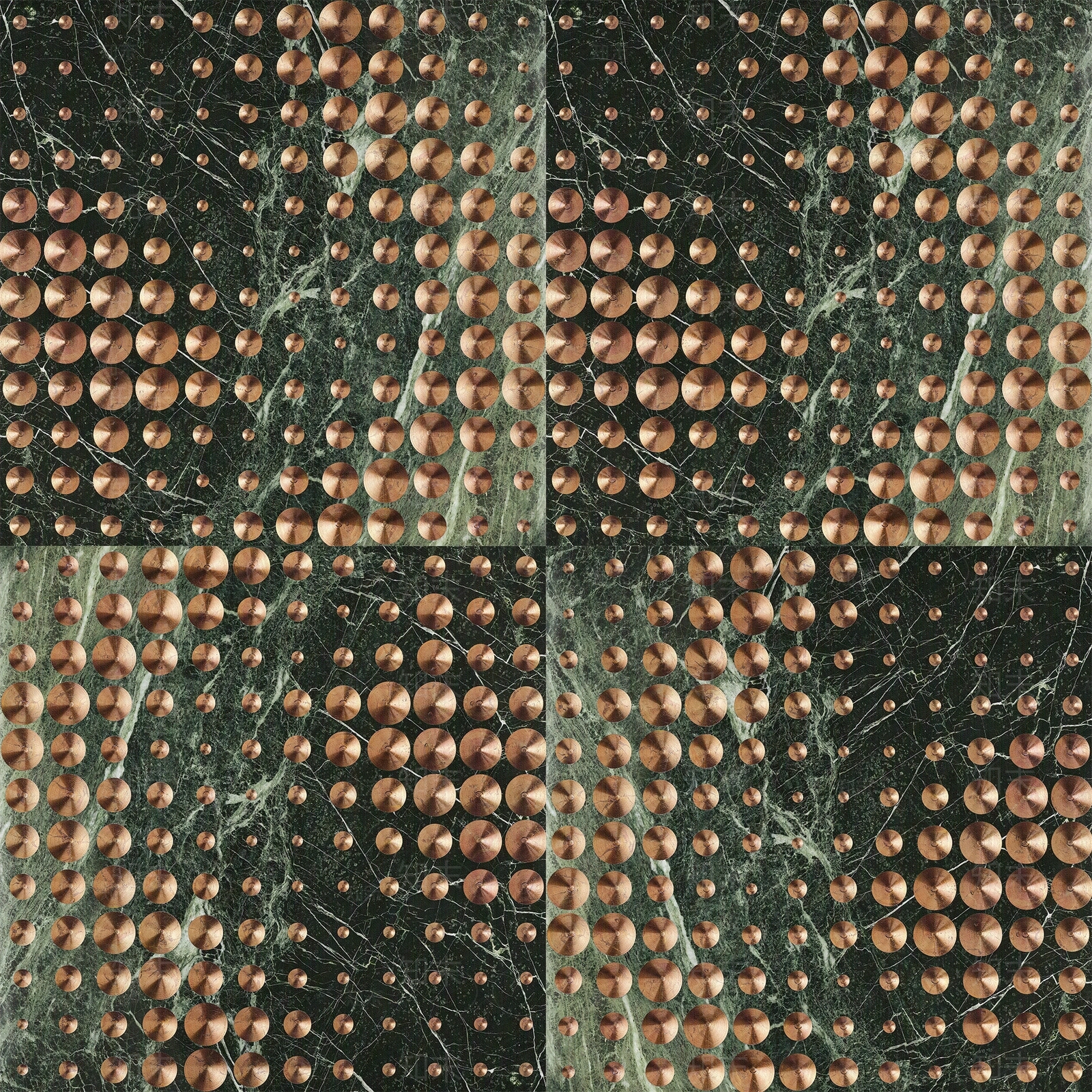 绿色大理石金属圆点拼贴花砖贴图下载【ID:1120931775】