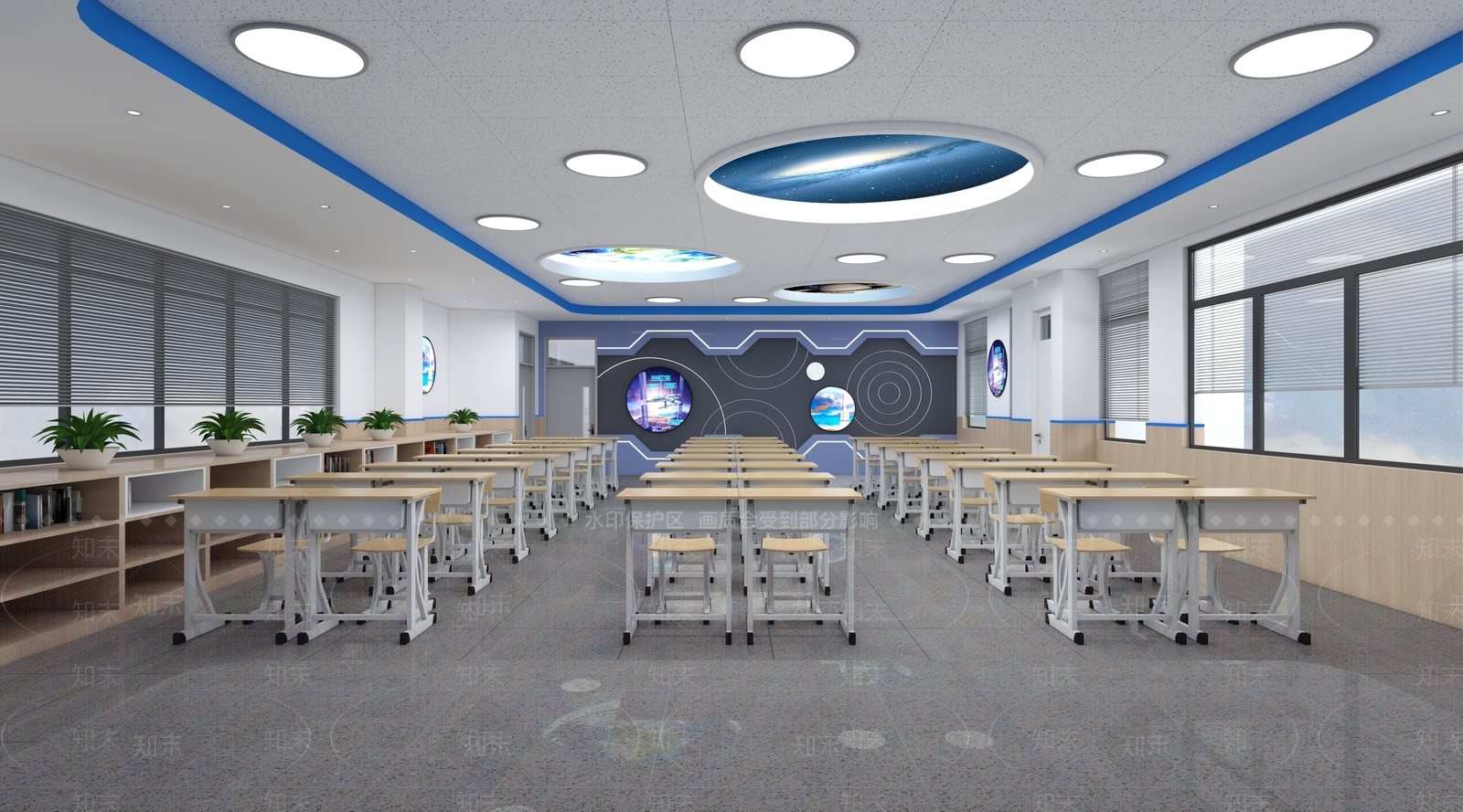 现代科学教室3D模型下载【ID:1120941668】