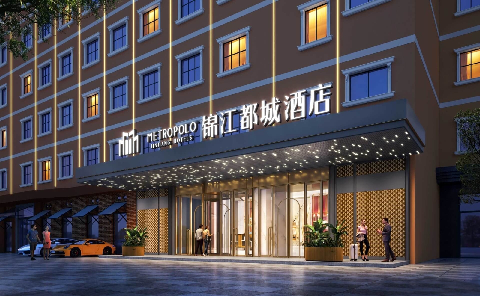 现代酒店公区设计3D模型下载【ID:1120943376】_【知末效果图】