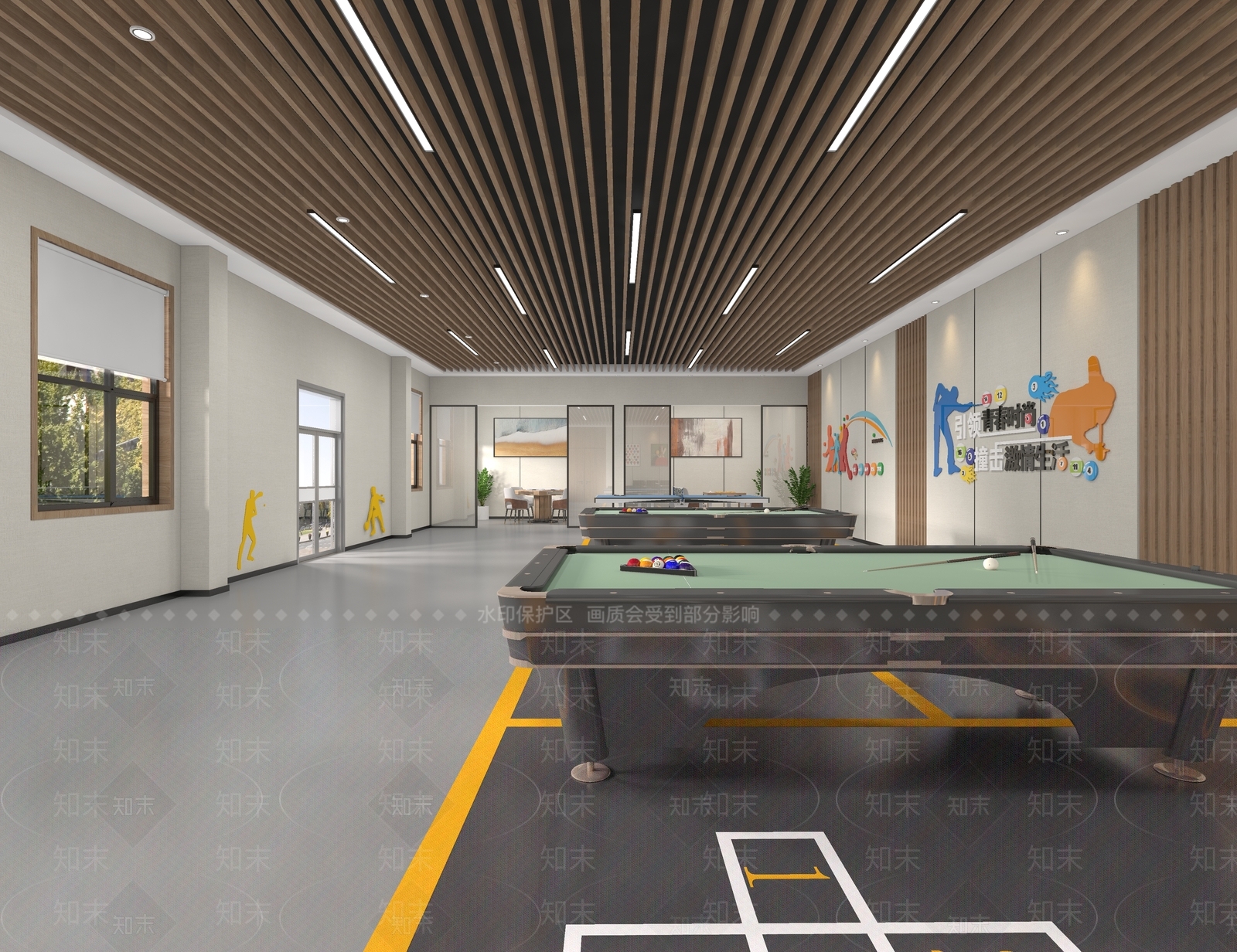 现代健身房3D模型下载【ID:1120949773】