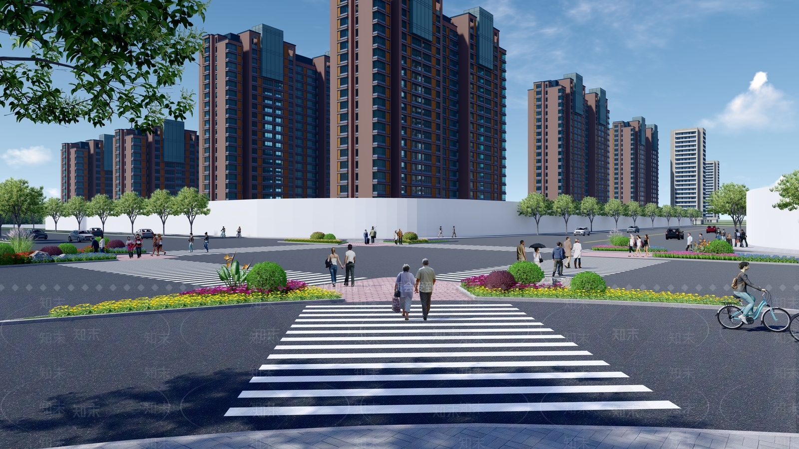 现代道路SU模型下载【ID:1120950383】