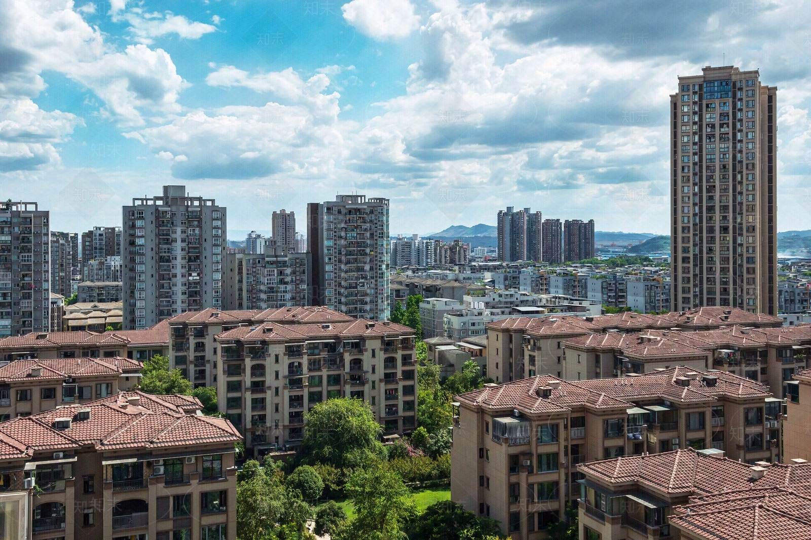 住宅小区高楼楼盘洋房贴图下载【ID:1120980358】