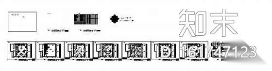 [山西]某通信公司3G品牌店室内装修施工图cad施工图下载【ID:161747123】