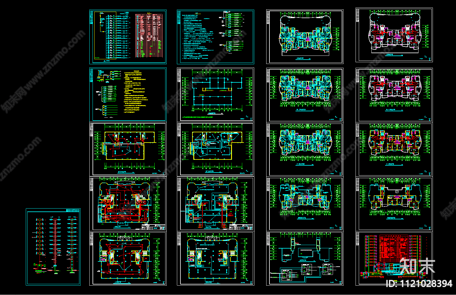 十一层住宅楼建筑电气施工图施工图下载【ID:1121028394】