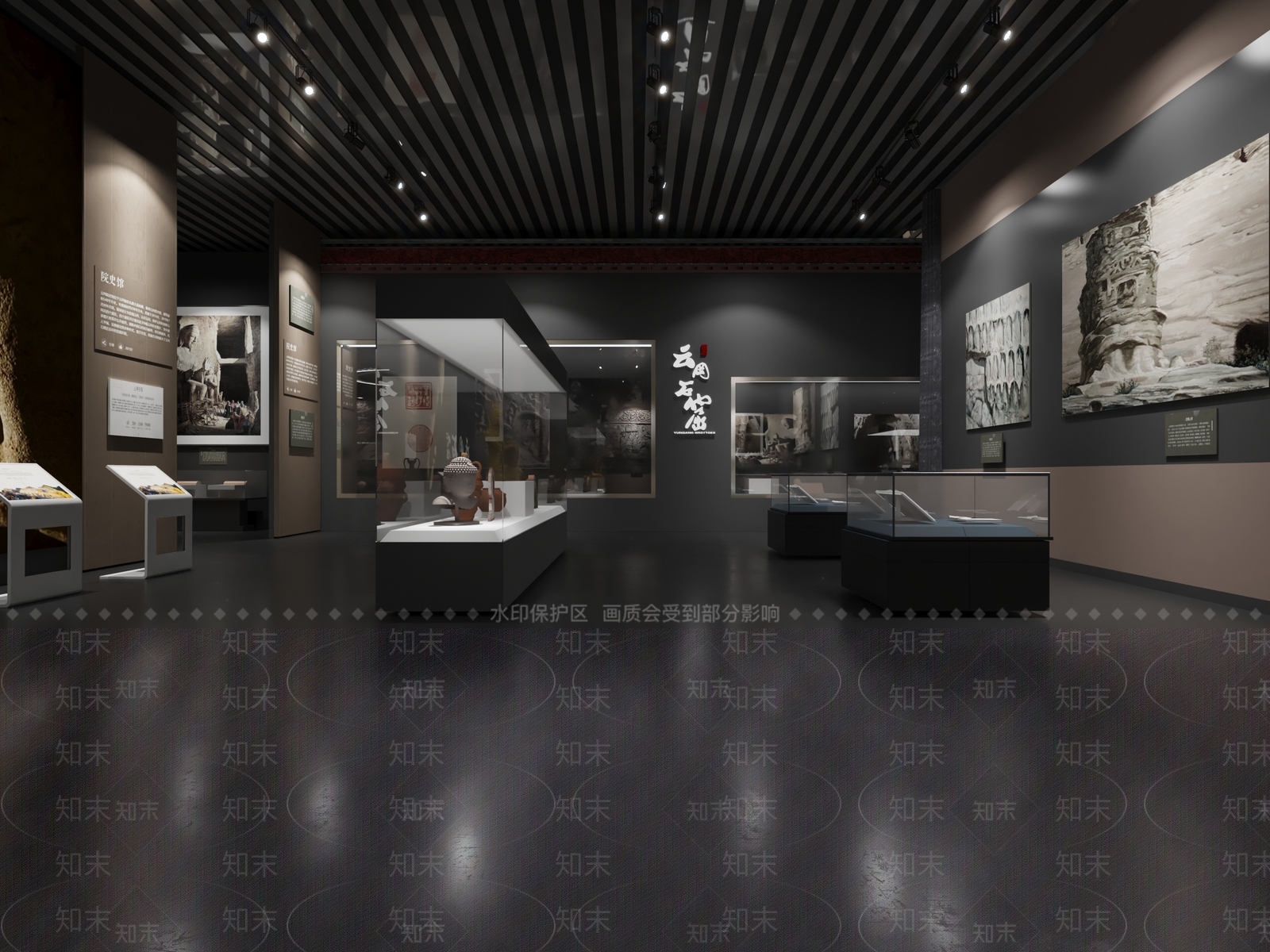 现代石窟文化博物馆3D模型下载【ID:1121031919】