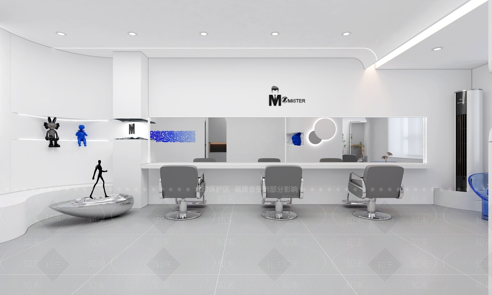 现代理发店3D模型下载【ID:1121045708】