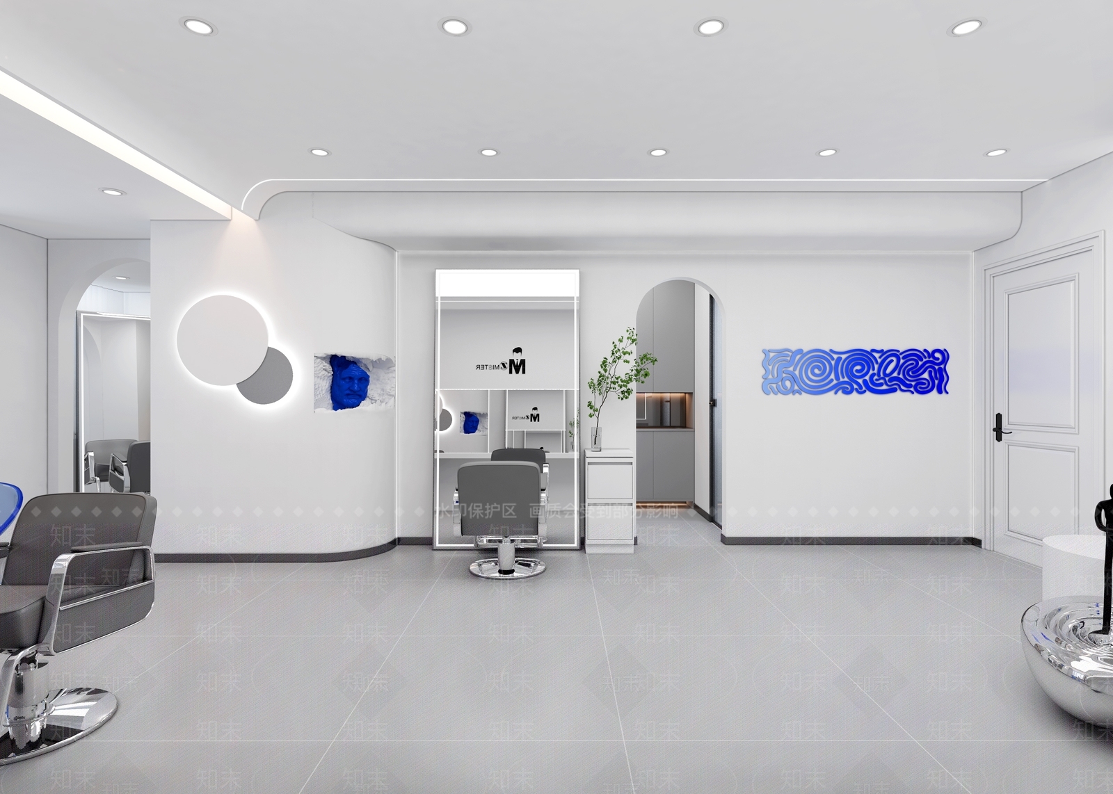 现代理发店3D模型下载【ID:1121045708】