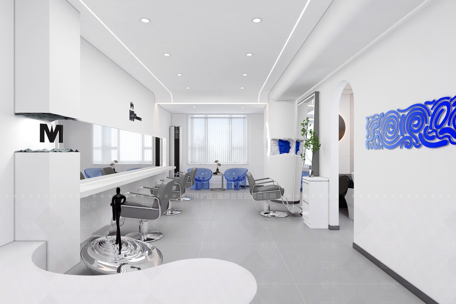 现代理发店3D模型下载【ID:1121045708】