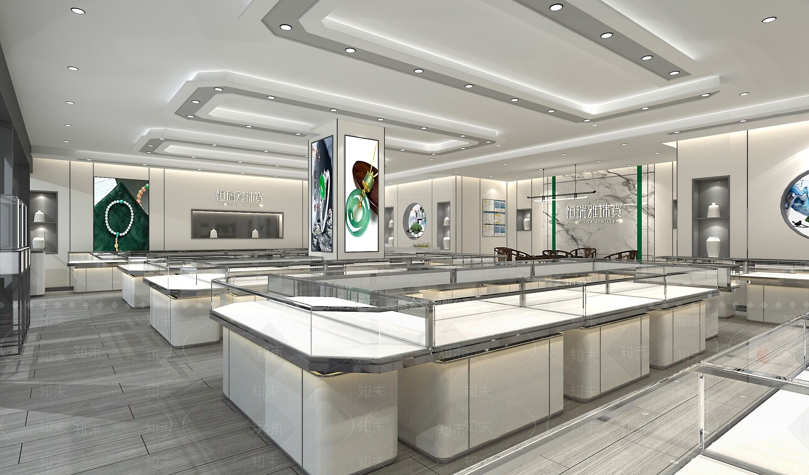 现代珠宝店3D模型下载【ID:1121062140】_知末3d模型网