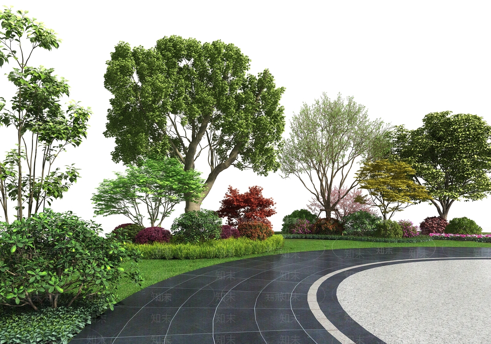 植物花坛3D模型下载【ID:1121068306】