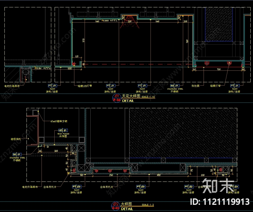 JD实验室展厅项目施工图cad施工图下载【ID:1121119913】