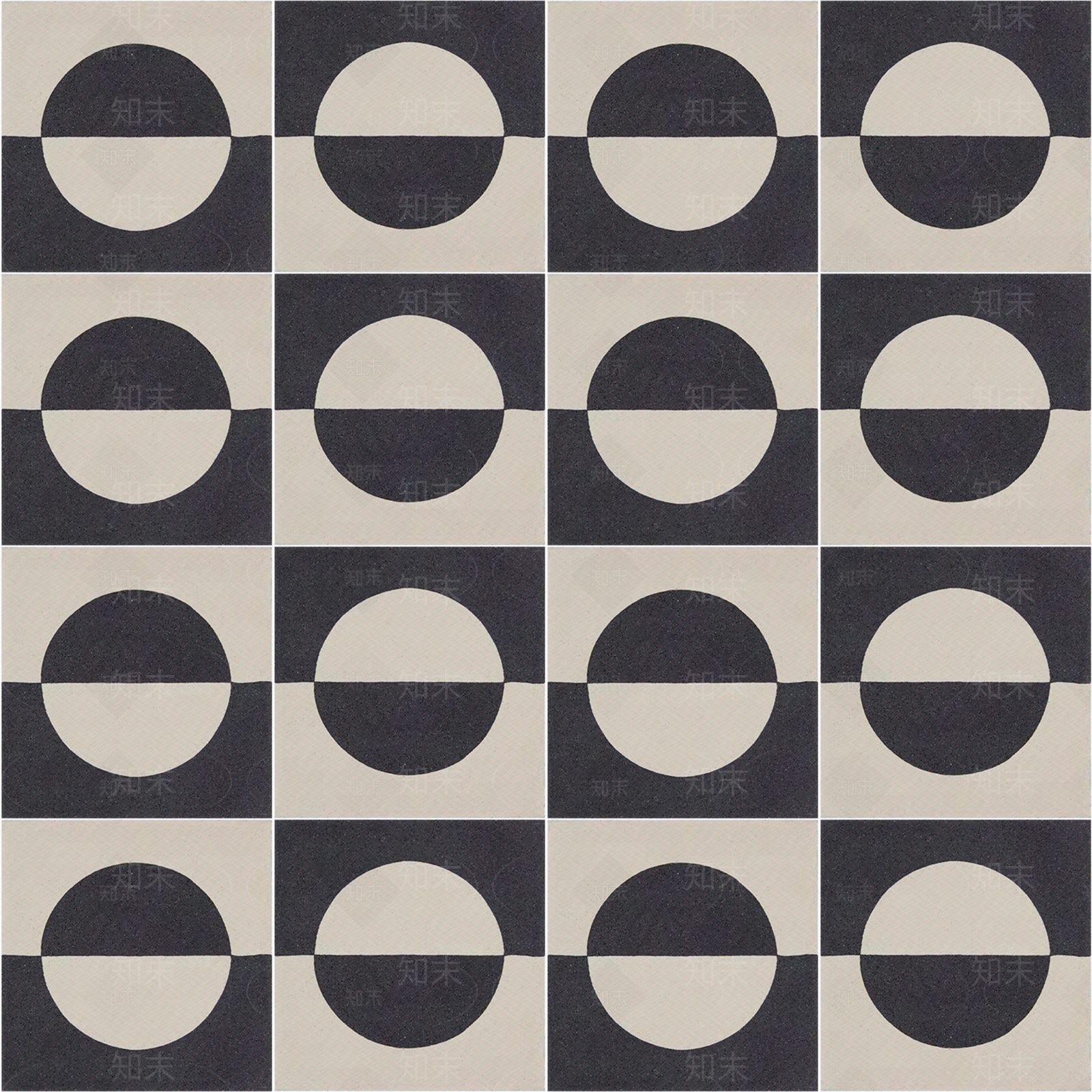 现代简约黑色几何图案拼花瓷砖贴图下载【ID:1121172859】