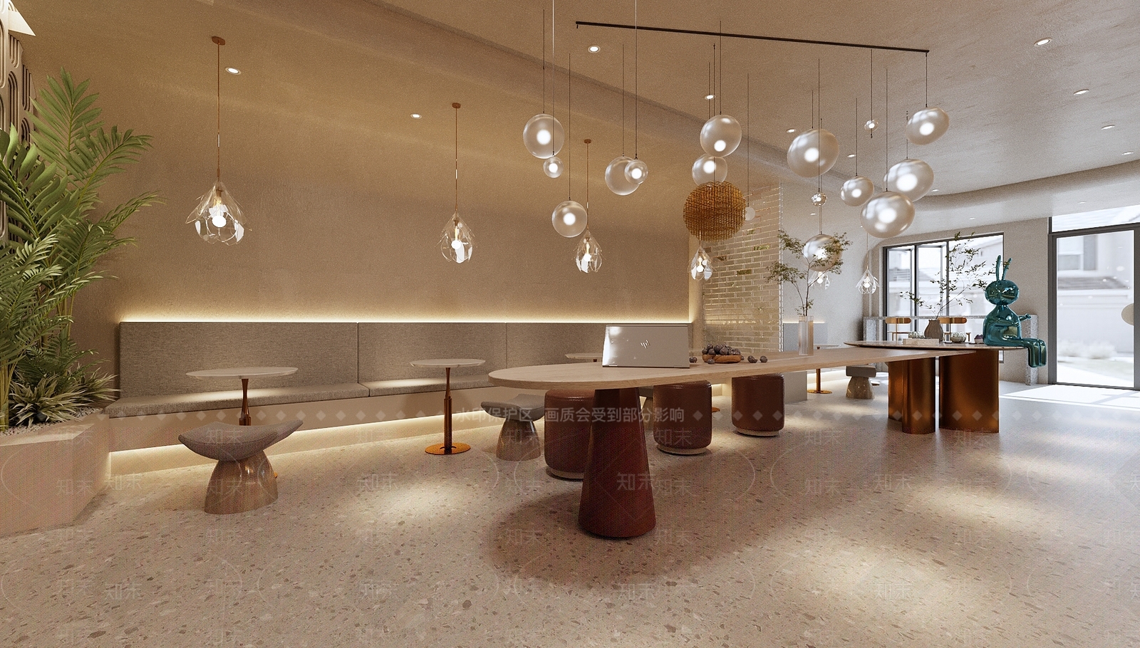 现代甜品店3D模型下载【ID:1121210705】