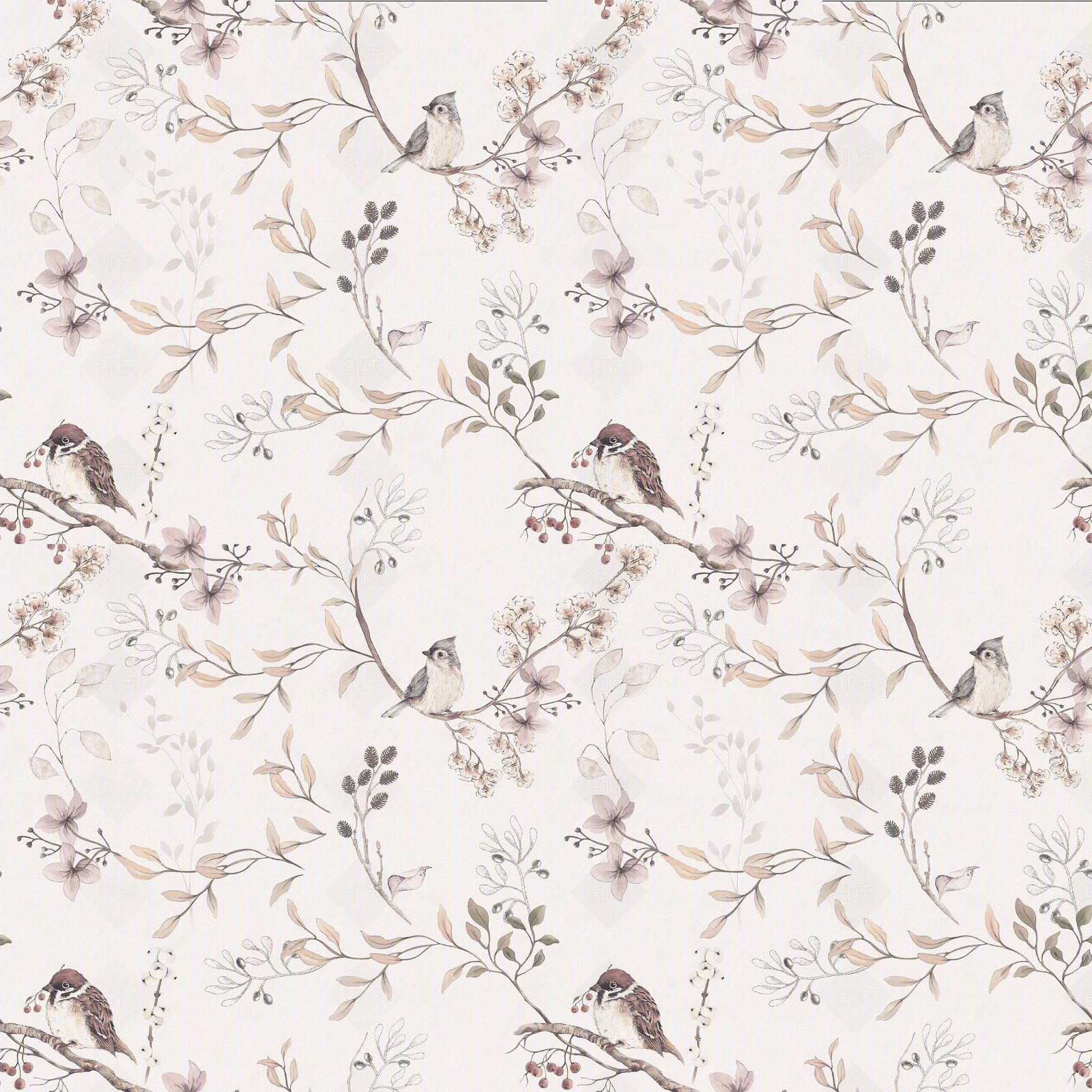 法式复古花贴图下载【ID:1121212056】