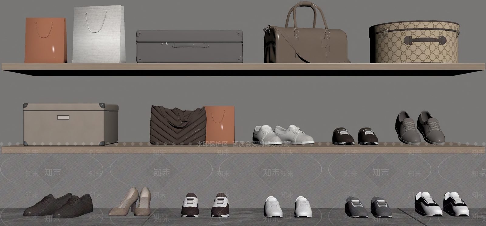 箱包SU模型下载【ID:1121239514】