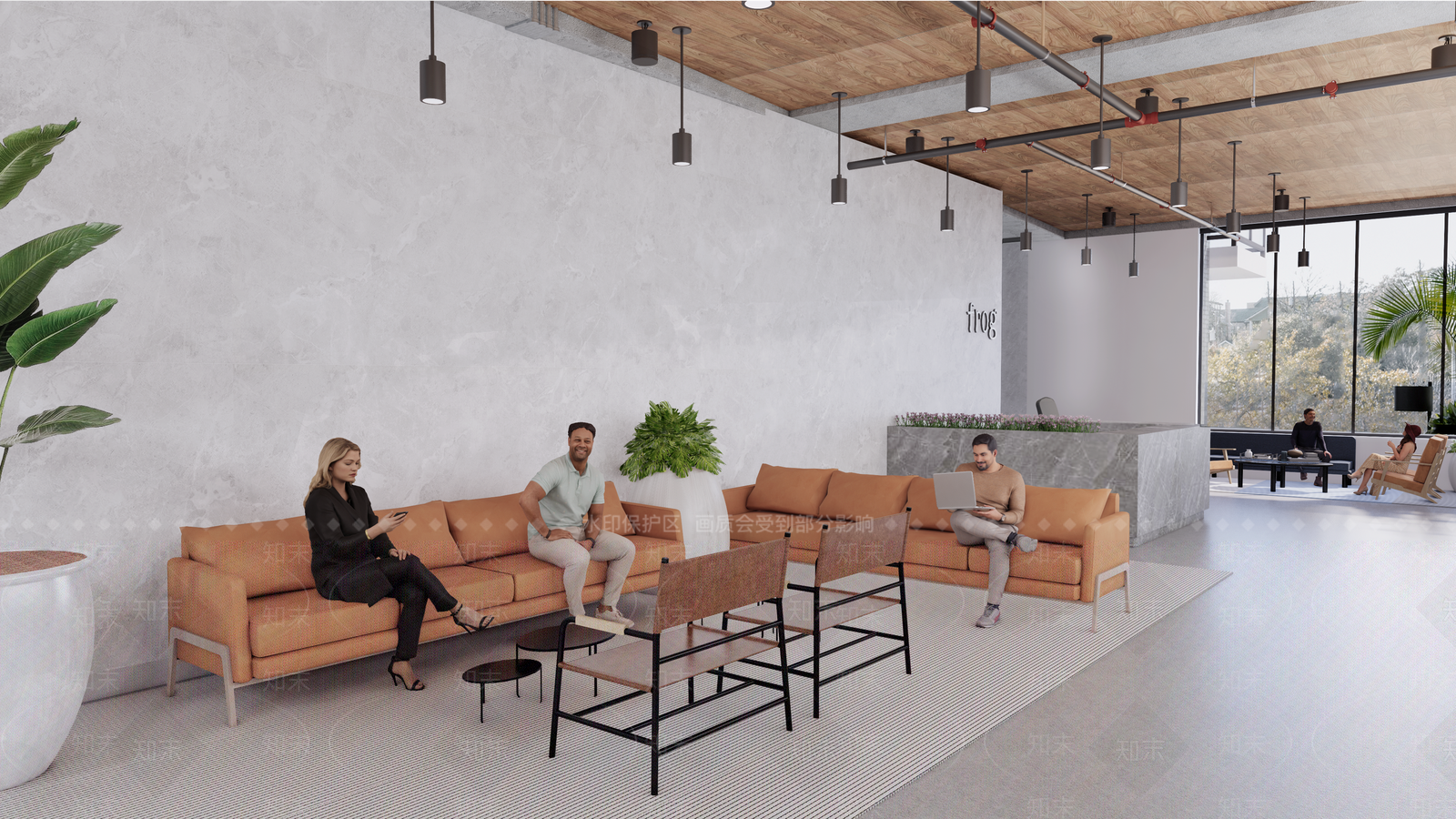 工业休息区SU模型下载【ID:1121266440】