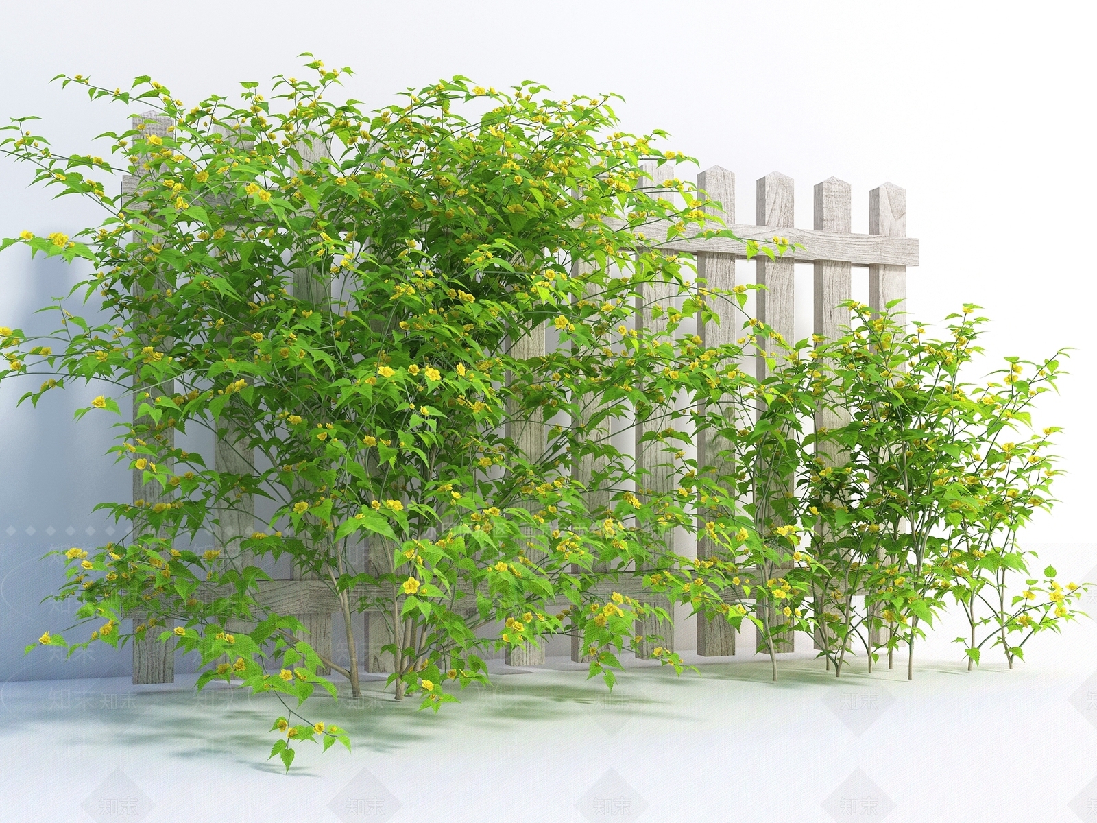 现代藤蔓3D模型下载【ID:1121302835】