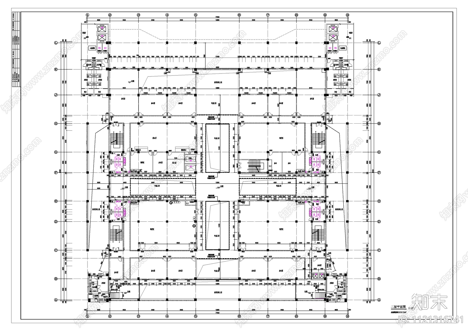 现代简约成武养老康复医疗建筑设计施工图施工图下载【ID:1121316741】