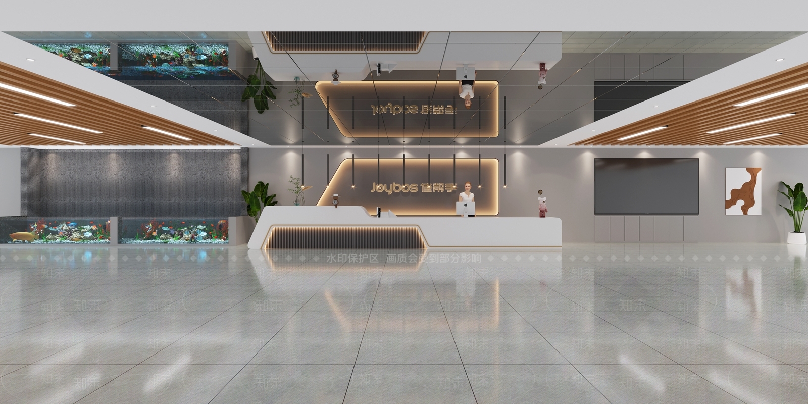 现代前台3D模型下载【ID:1121323966】