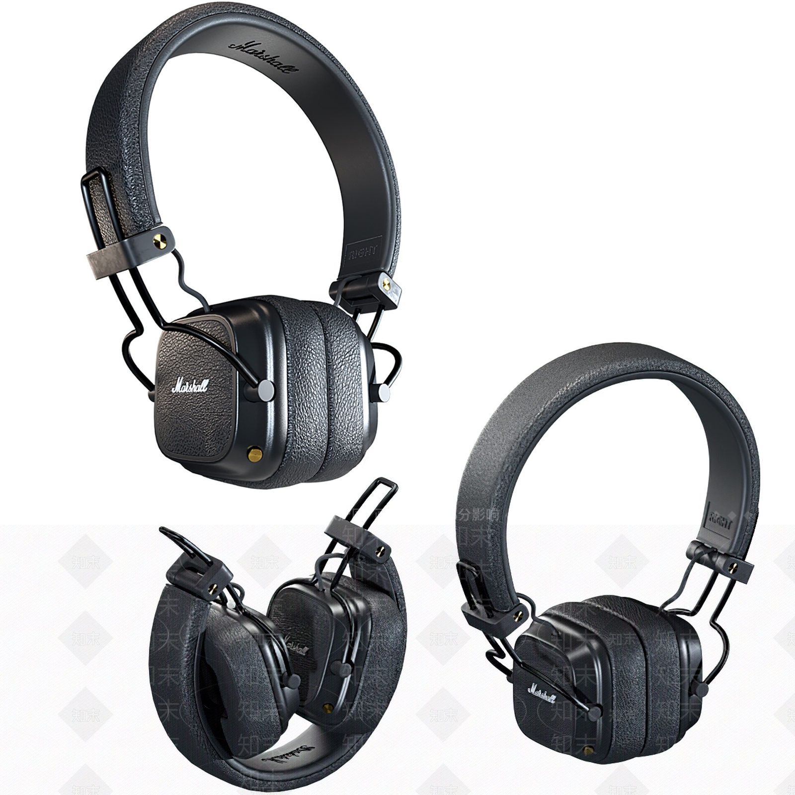 头戴式耳机3D模型下载【ID:1121361629】