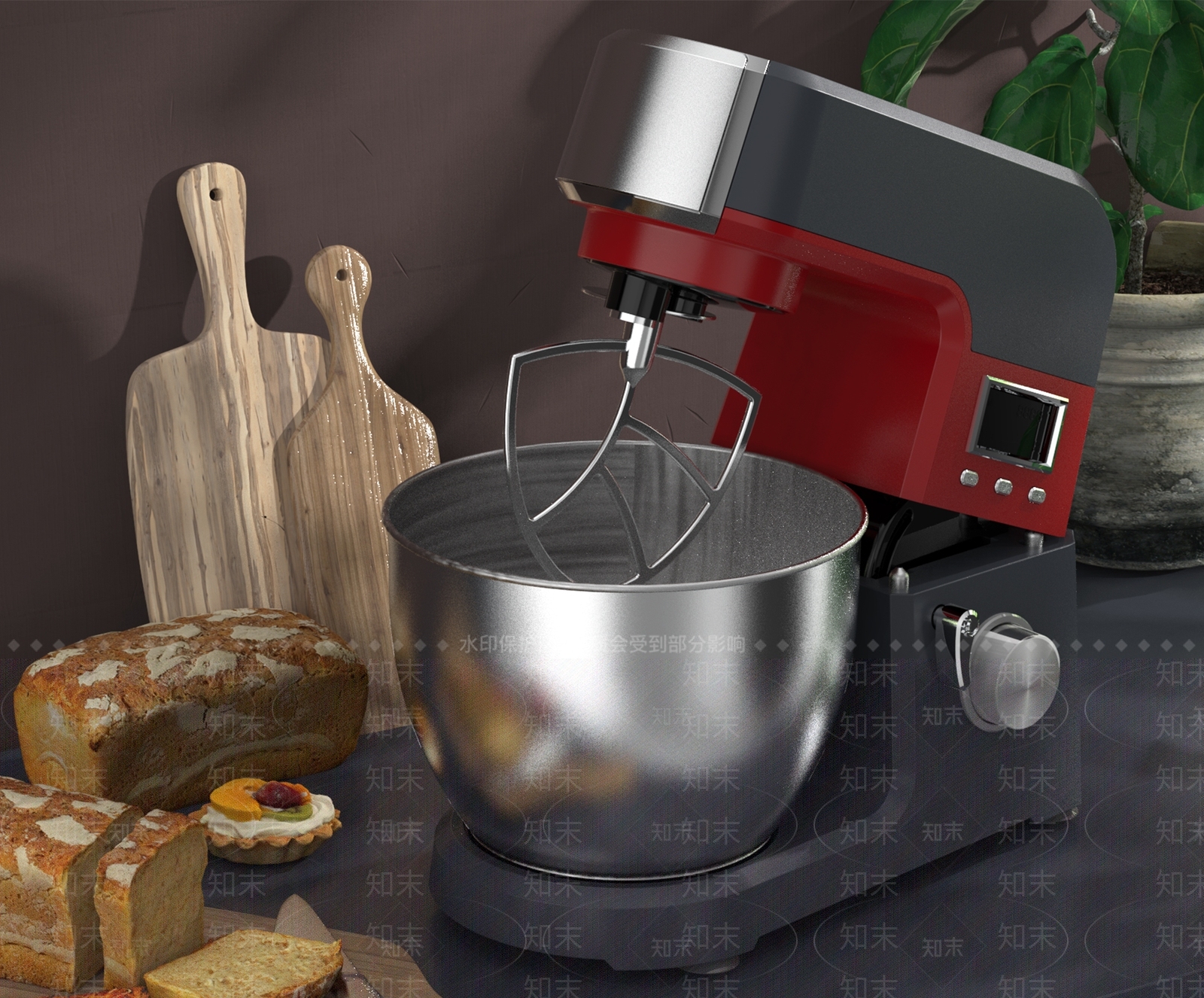 食品搅拌机3D模型下载【ID:1121374504】